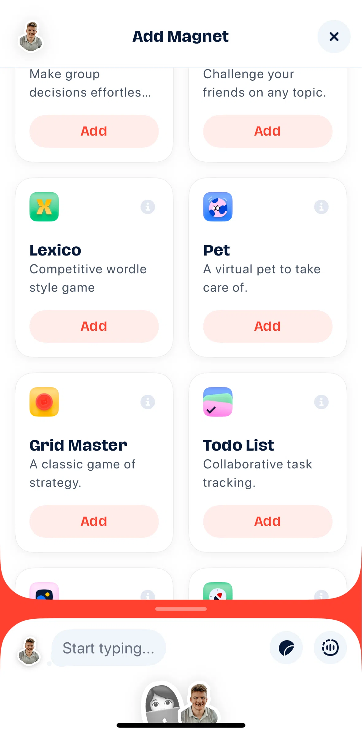 Abode Screen screen in the Adding a pet flow