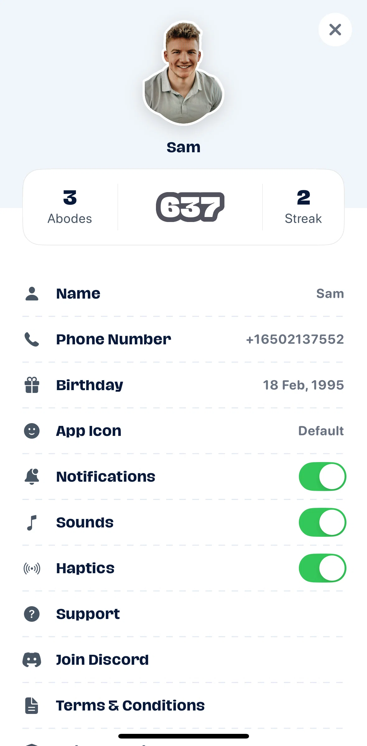 Abode Screen screen in the Changing app icon flow