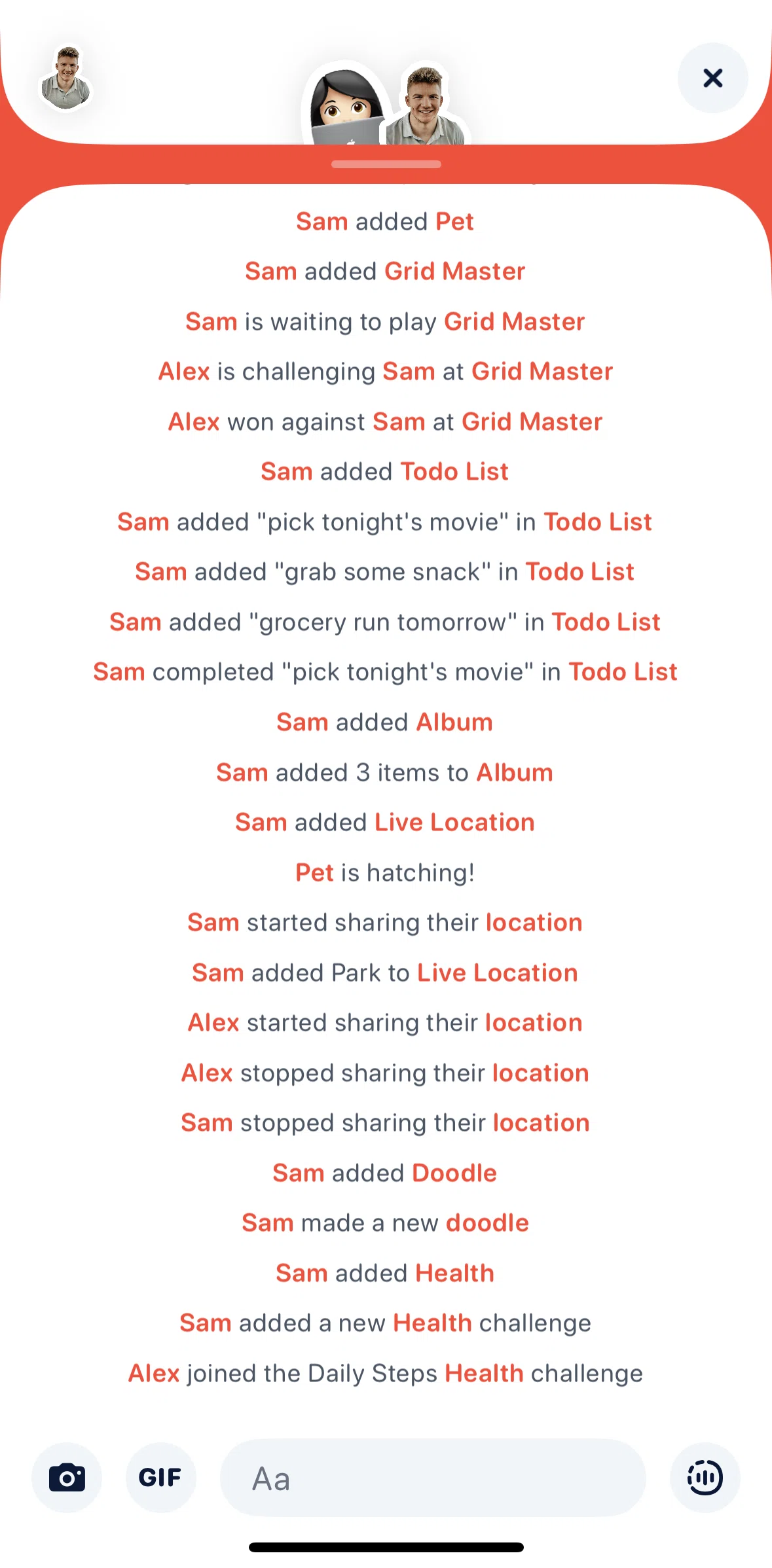 Abode Screen screen in the Sending messages flow
