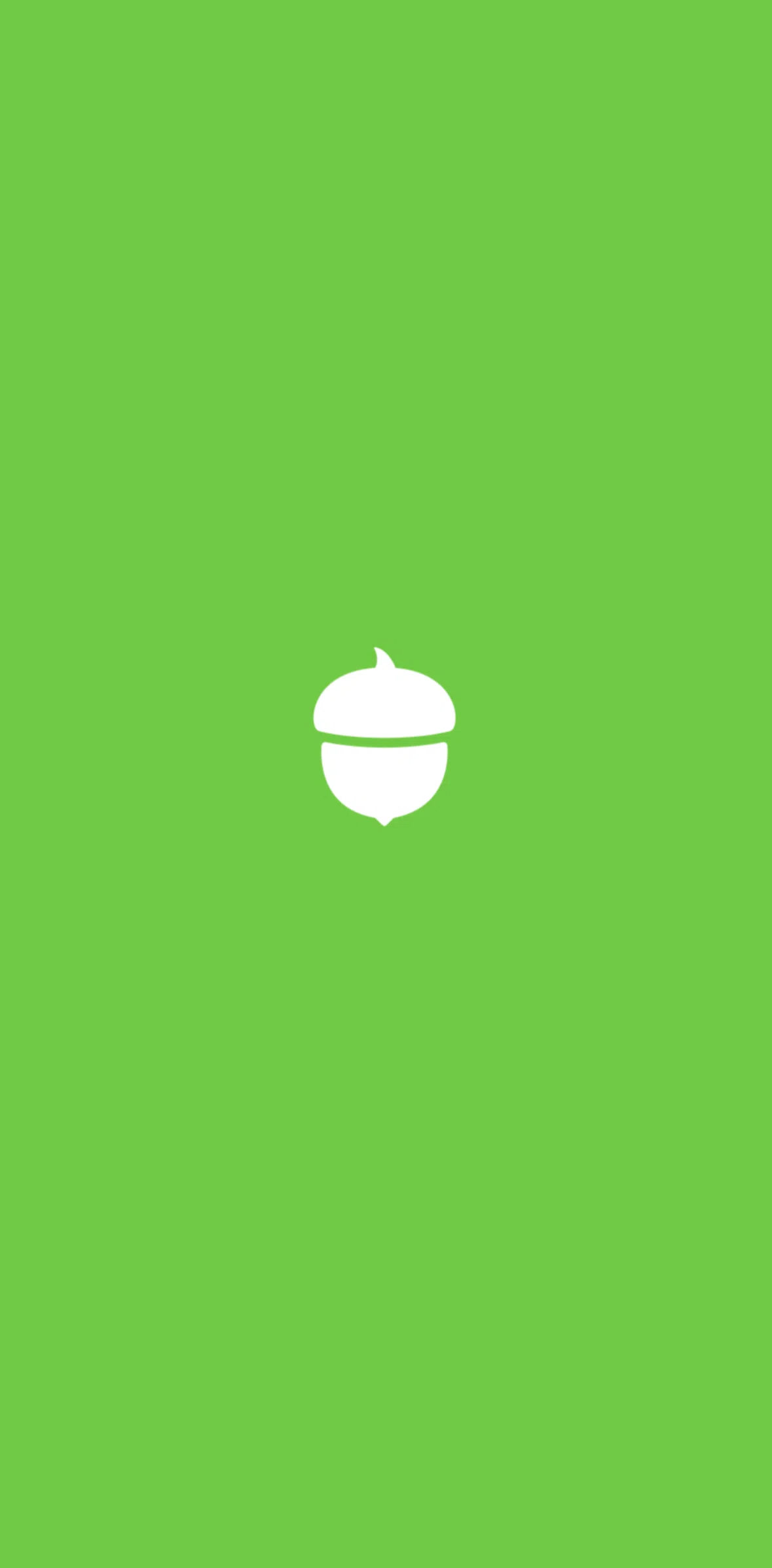 Acorns Screen screen in the Onboarding flow