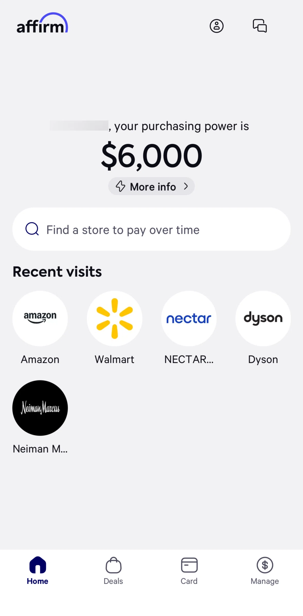 Affirm Screen screen in the Deals flow