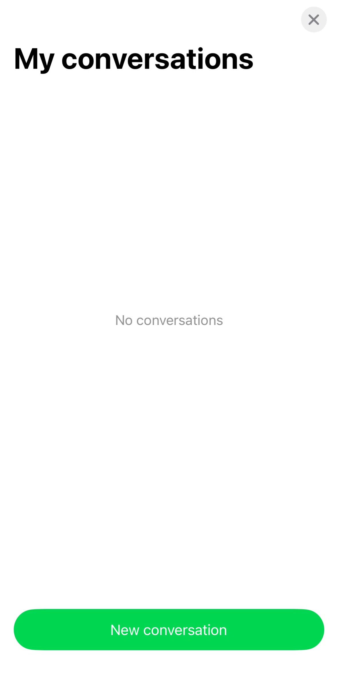 Afterpay Screen screen in the Chatting with customer service flow