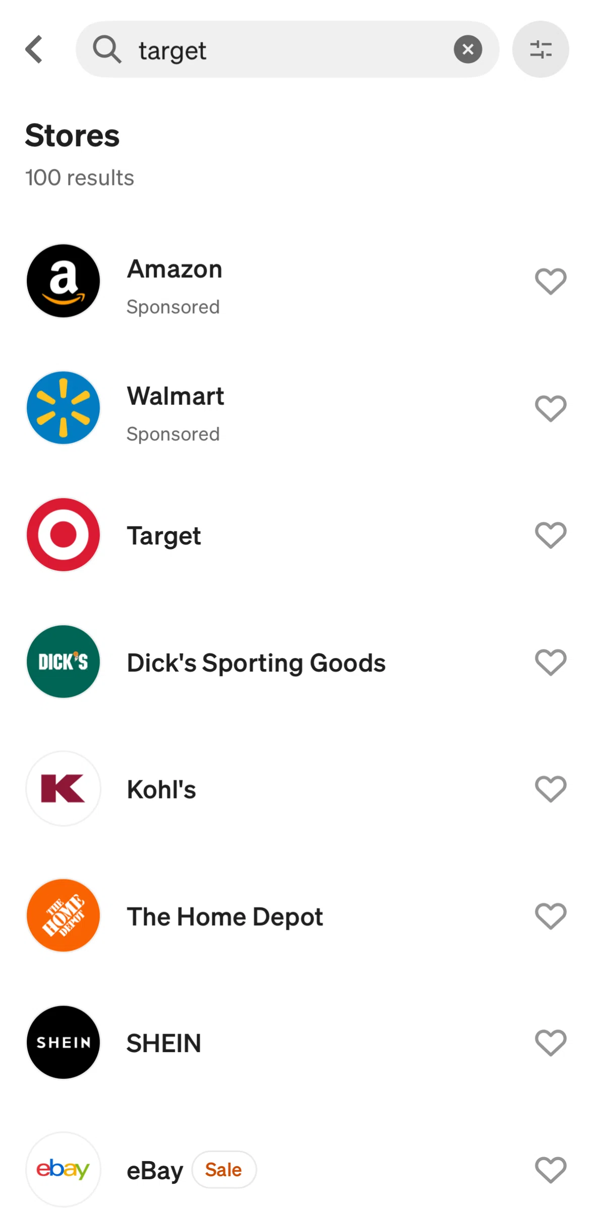 Afterpay Screen screen in the Filtering stores flow
