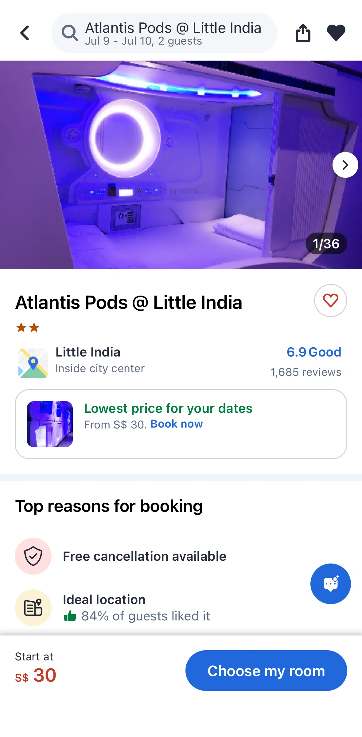 Agoda Screen screen in the Photos flow