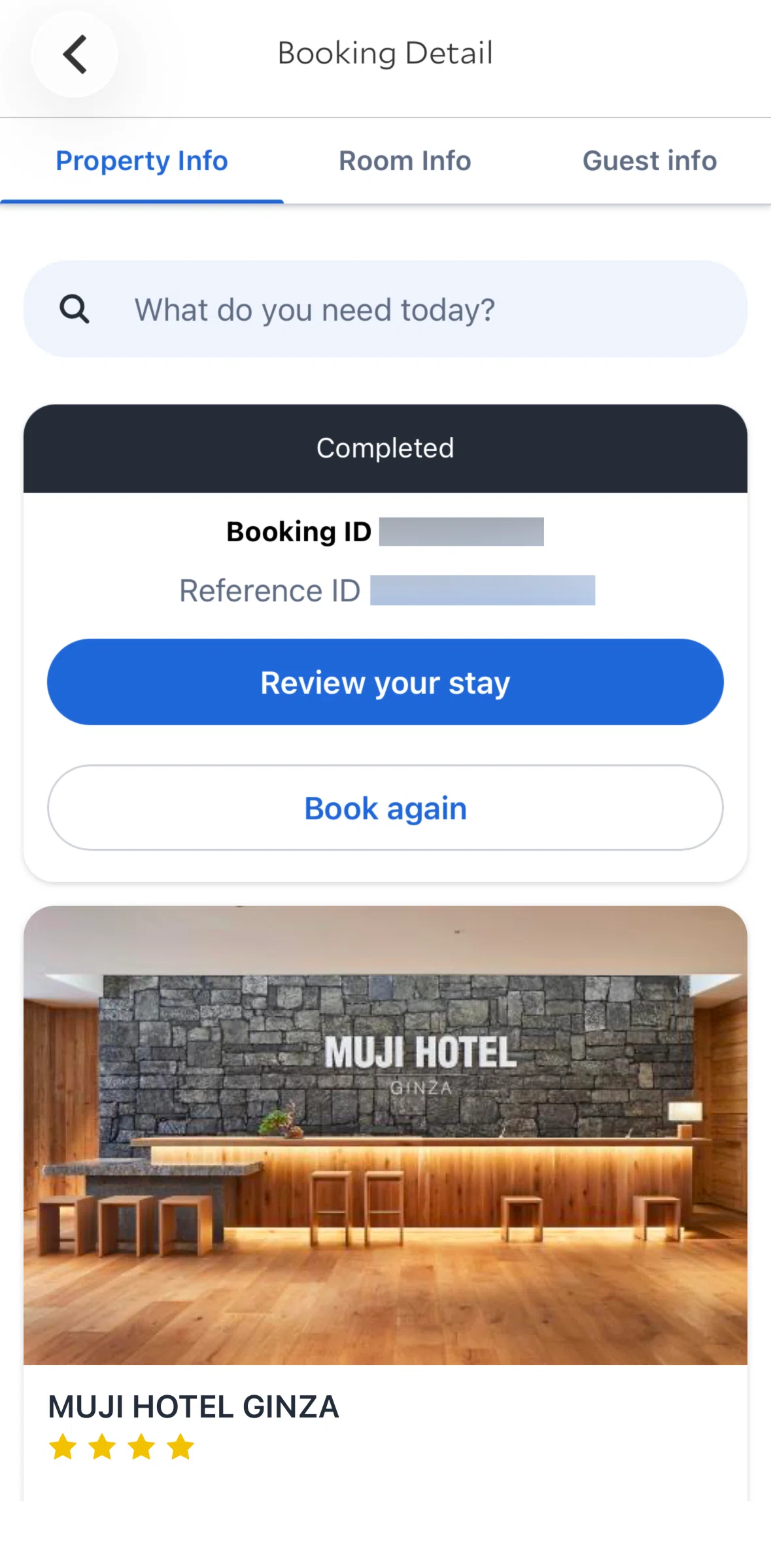 Agoda Screen screen in the Reviewing a hotel flow
