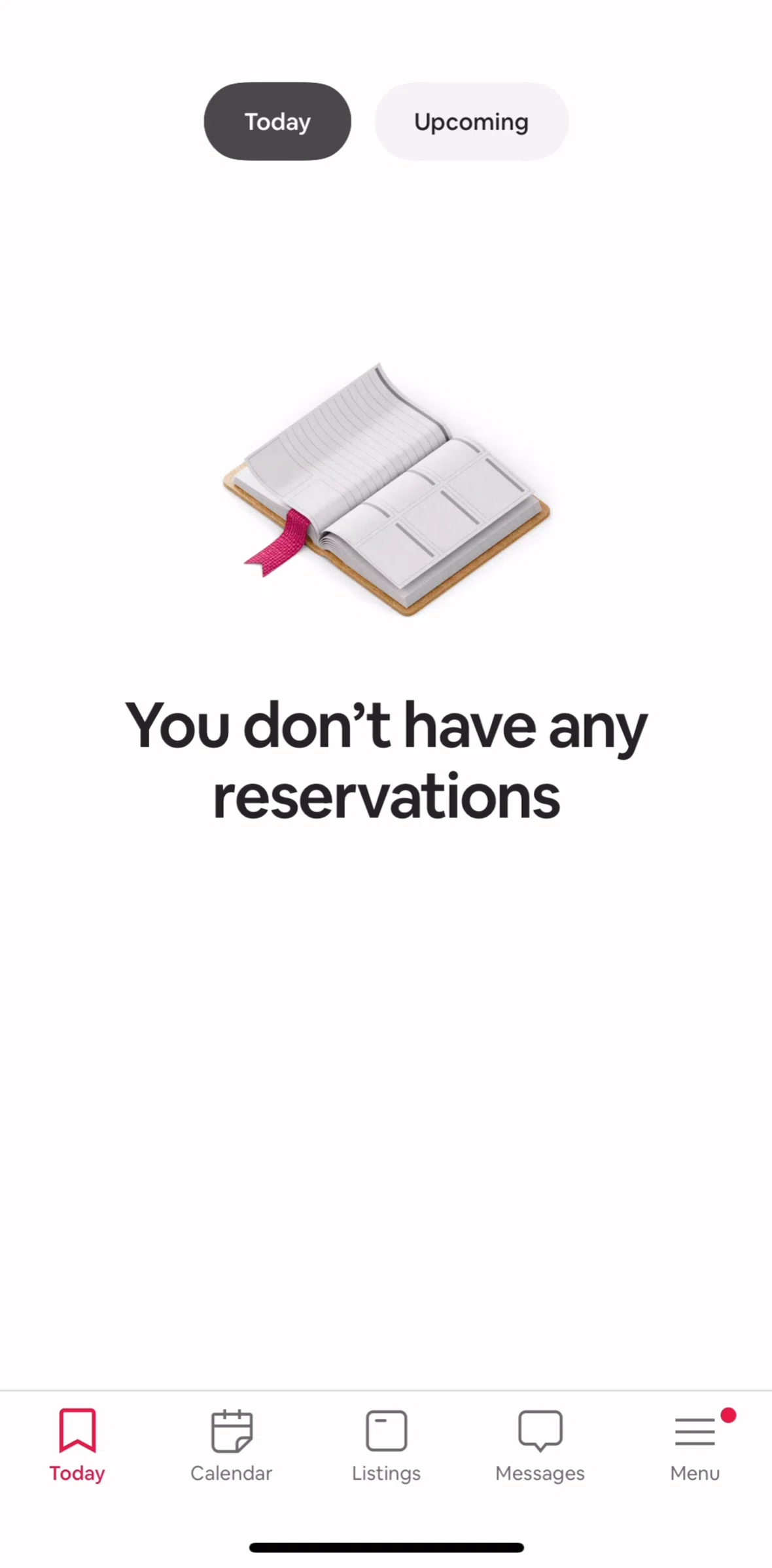 Airbnb Screen screen in the Calendar flow