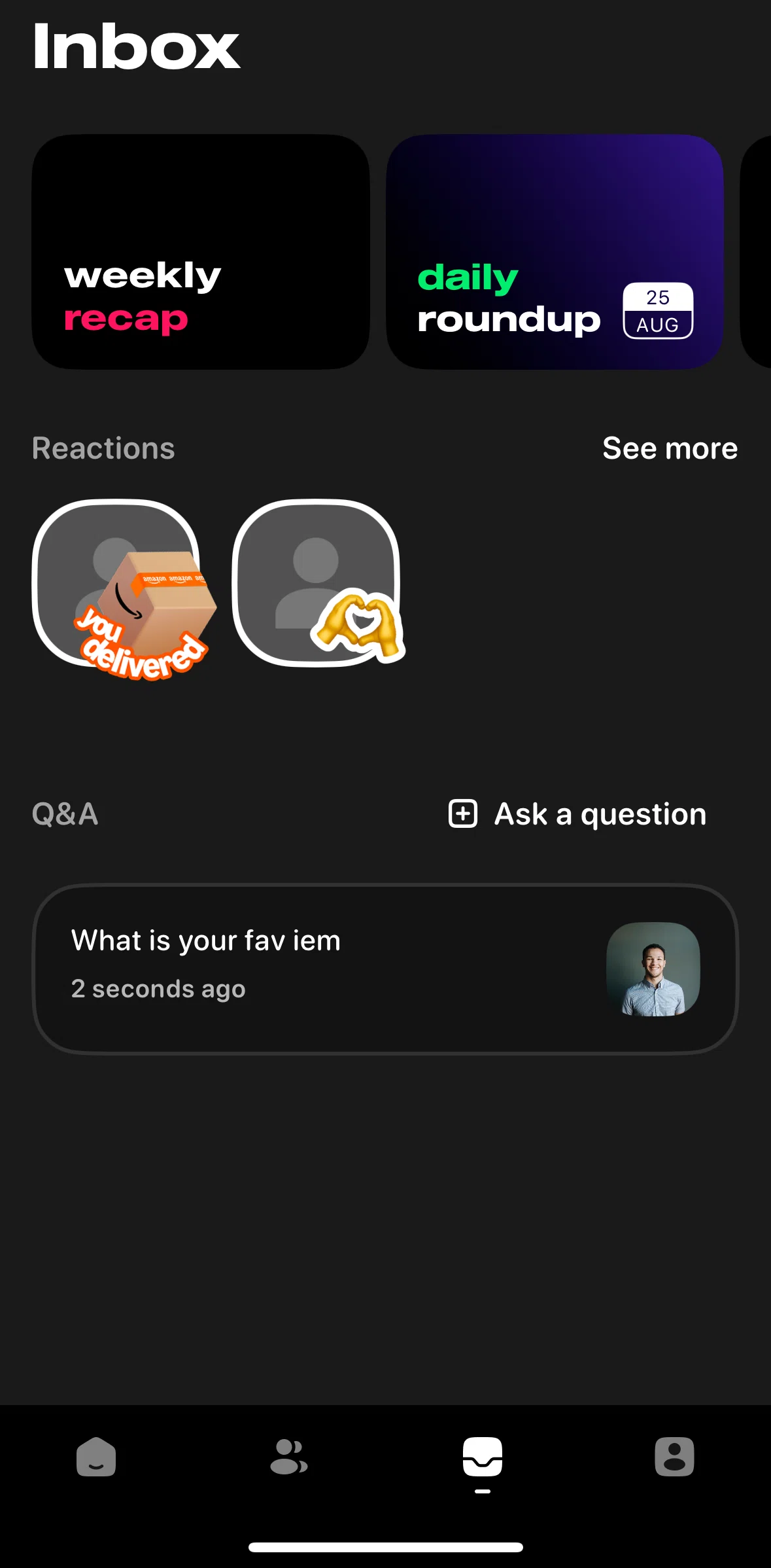 Airbuds Widget Screen screen in the Daily roundup flow