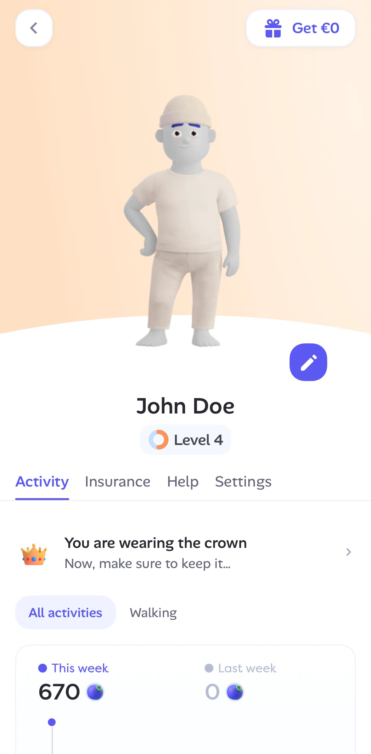 Alan Screen screen in the Refer a friend flow