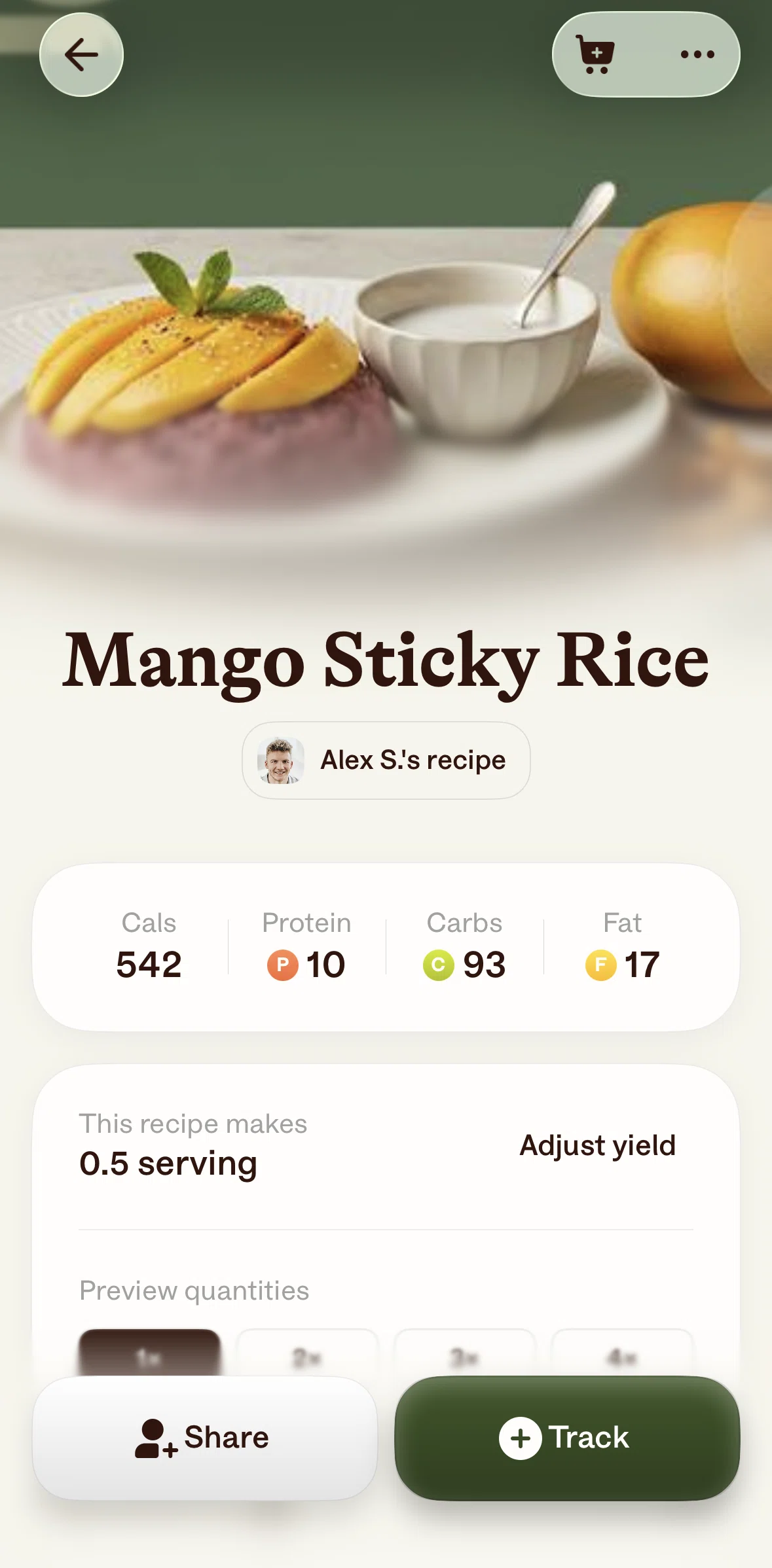 Alma Screen screen in the Deleting a recipe flow