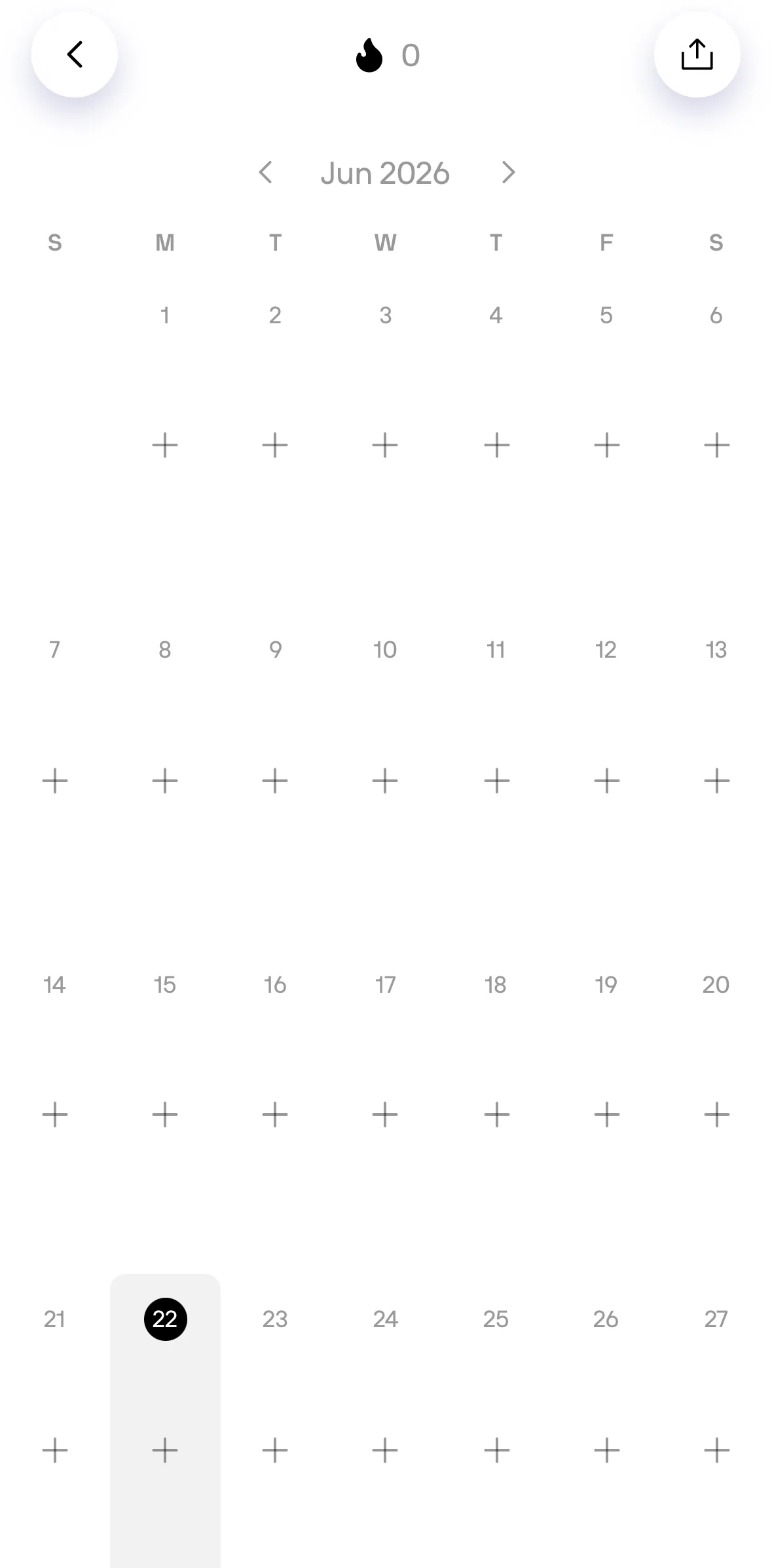 Alta Screen screen in the Adding an event flow