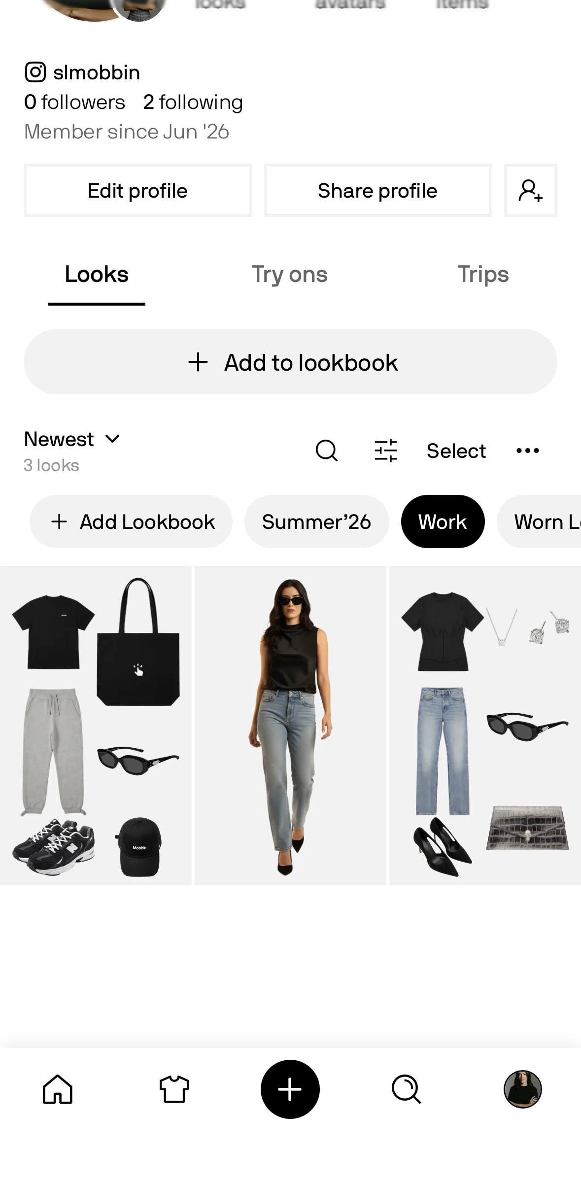 Alta Screen screen in the Updating lookbook visibility flow