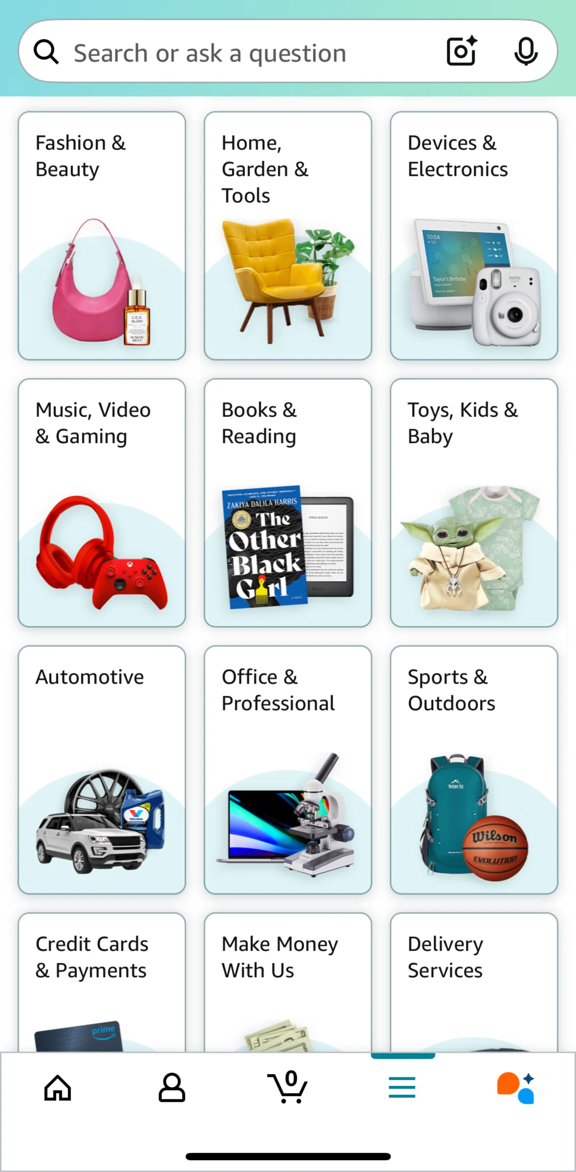 Amazon Shopping Screen screen in the Fashion and beauty flow