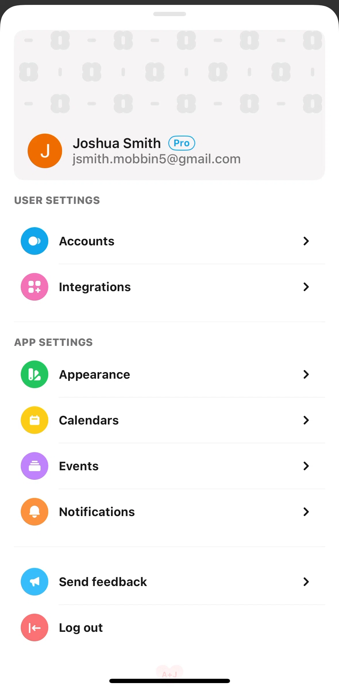 Amie Screen screen in the Appearance flow