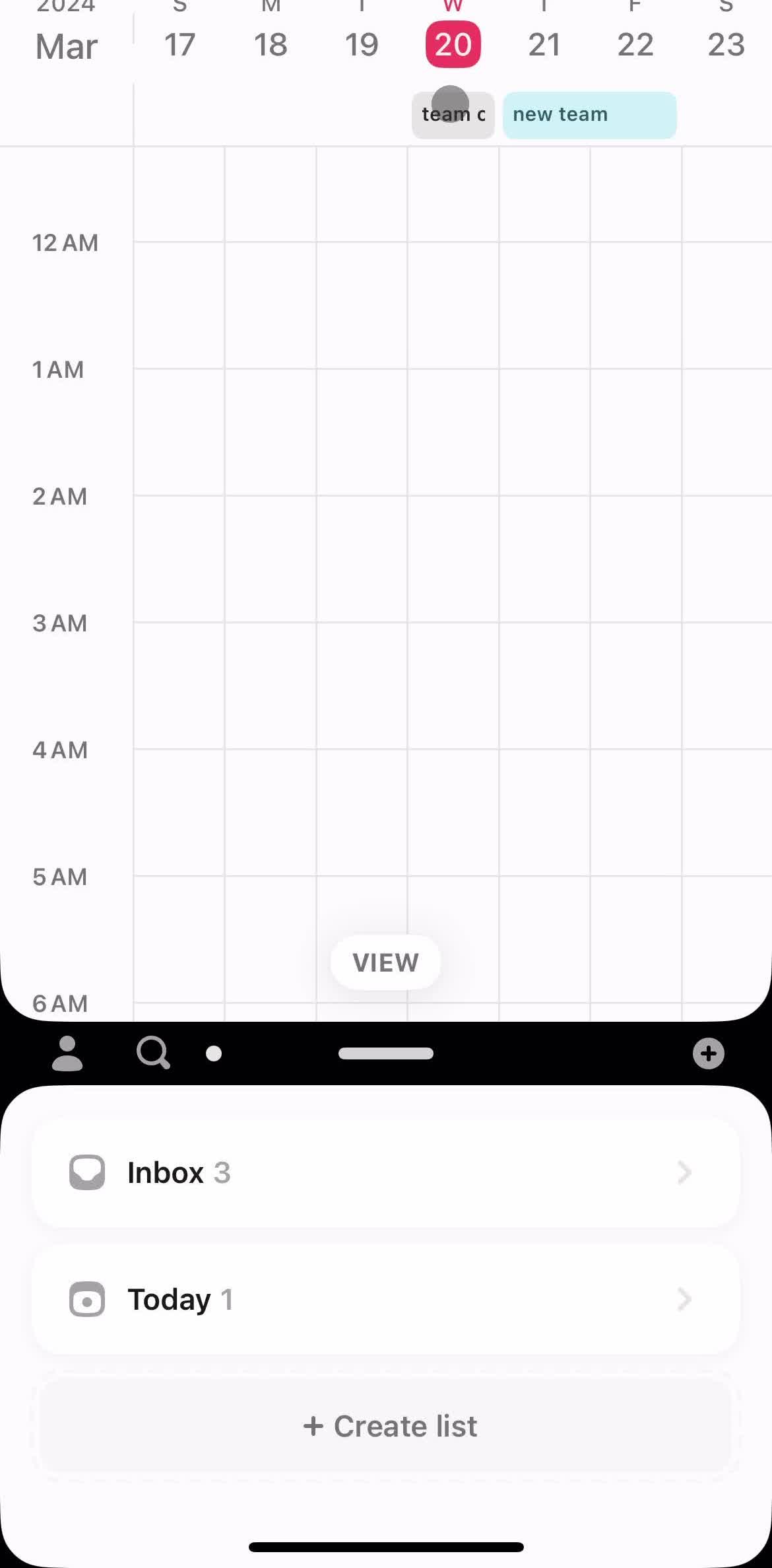 Amie Home screen in the General Browsing flow