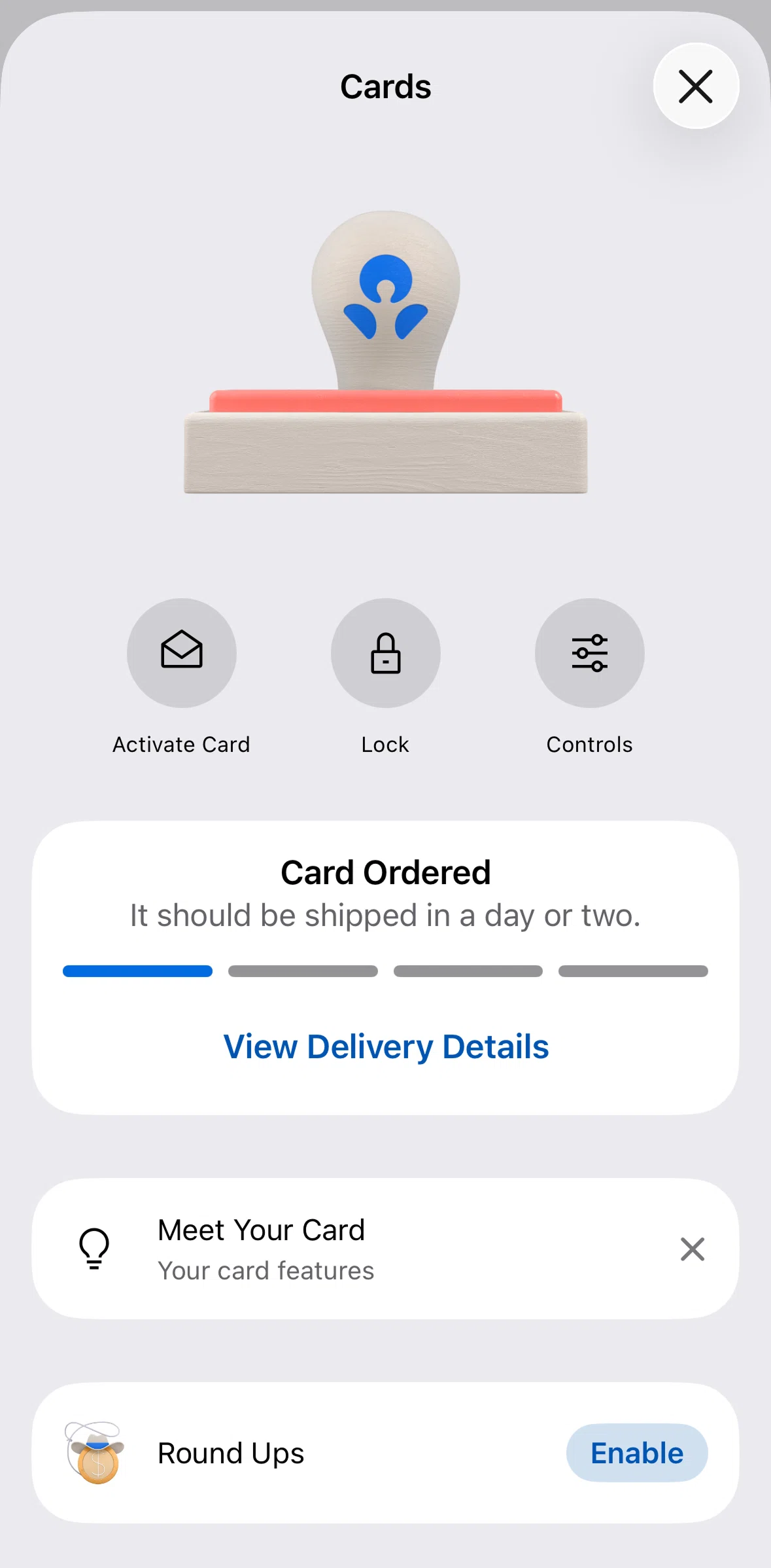 ANZ Plus Screen screen in the Enabling round ups flow