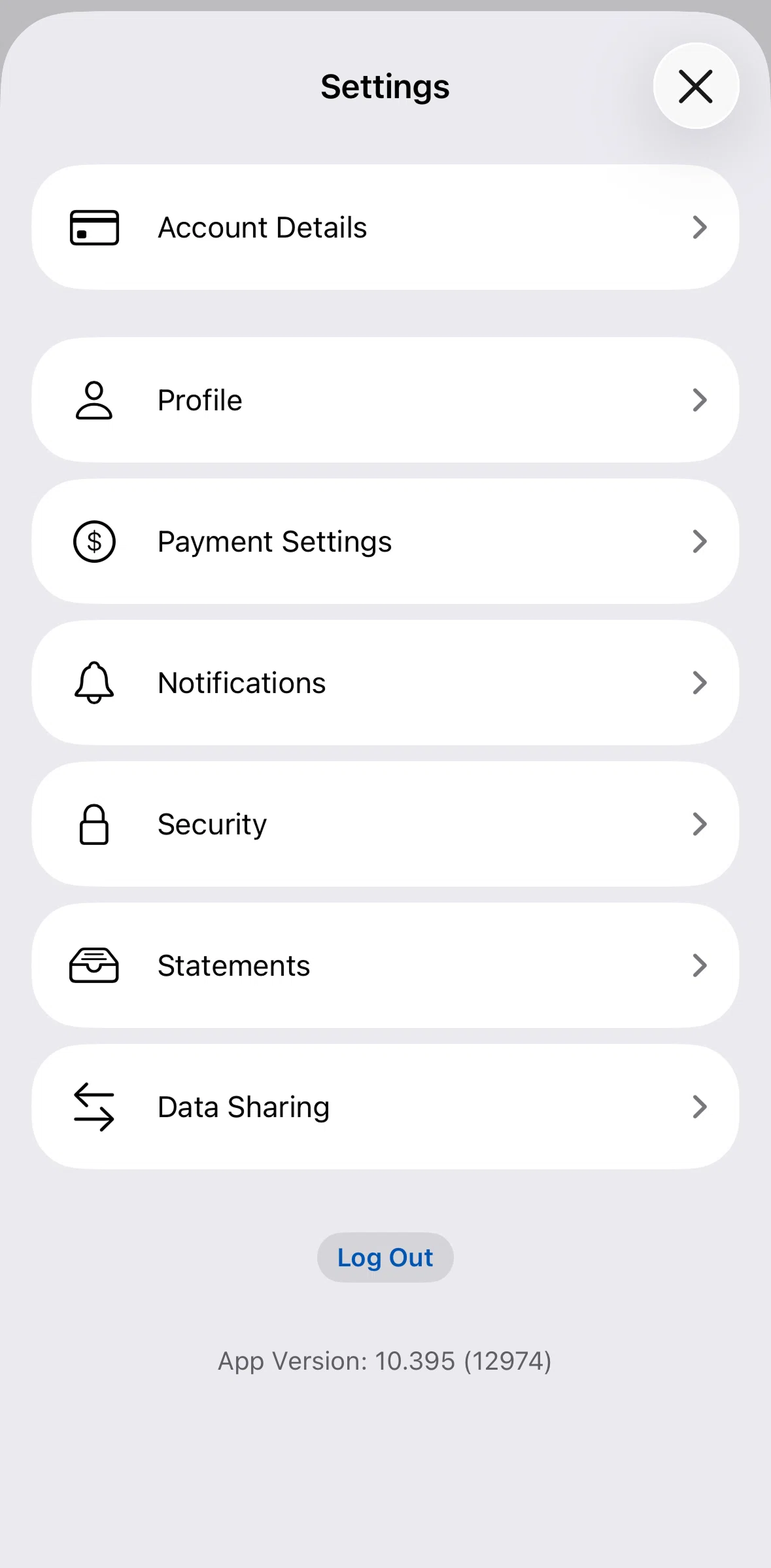 ANZ Plus Screen screen in the Logging out flow