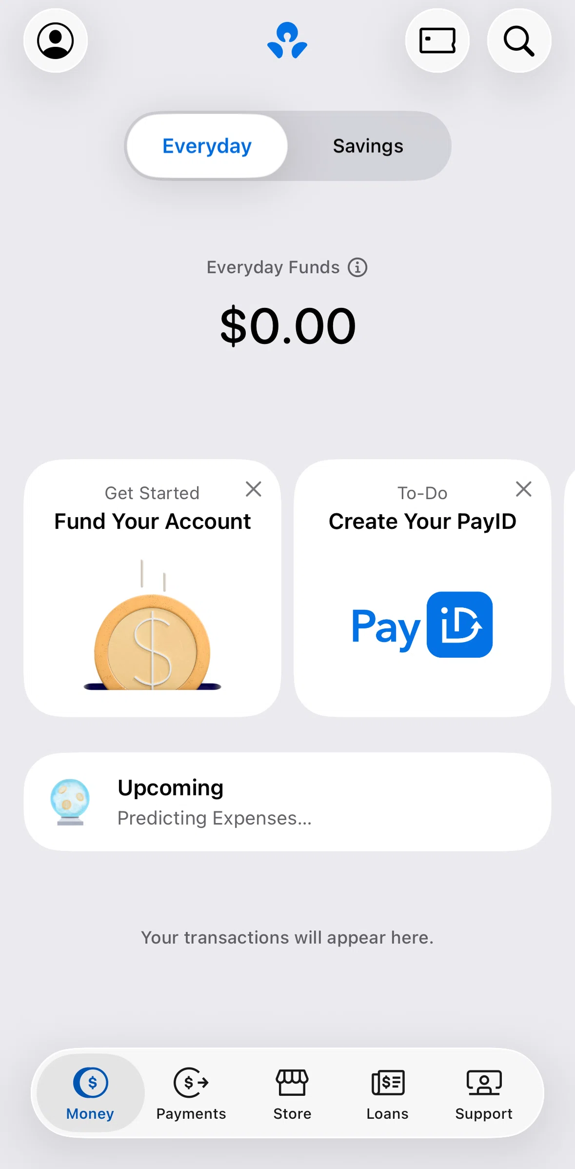 ANZ Plus Screen screen in the Upcoming flow