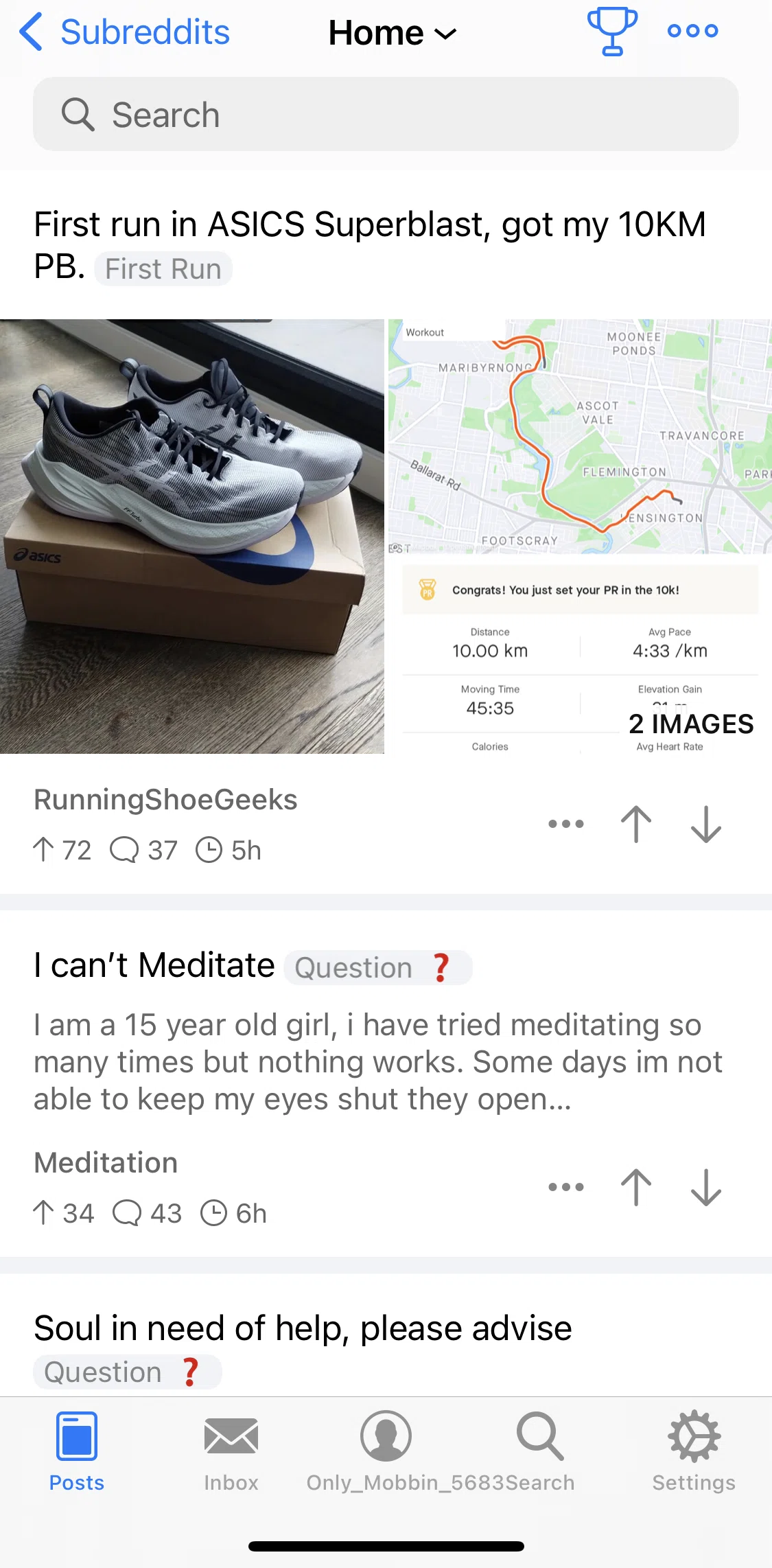 Apollo for Reddit Screen screen in the Account flow