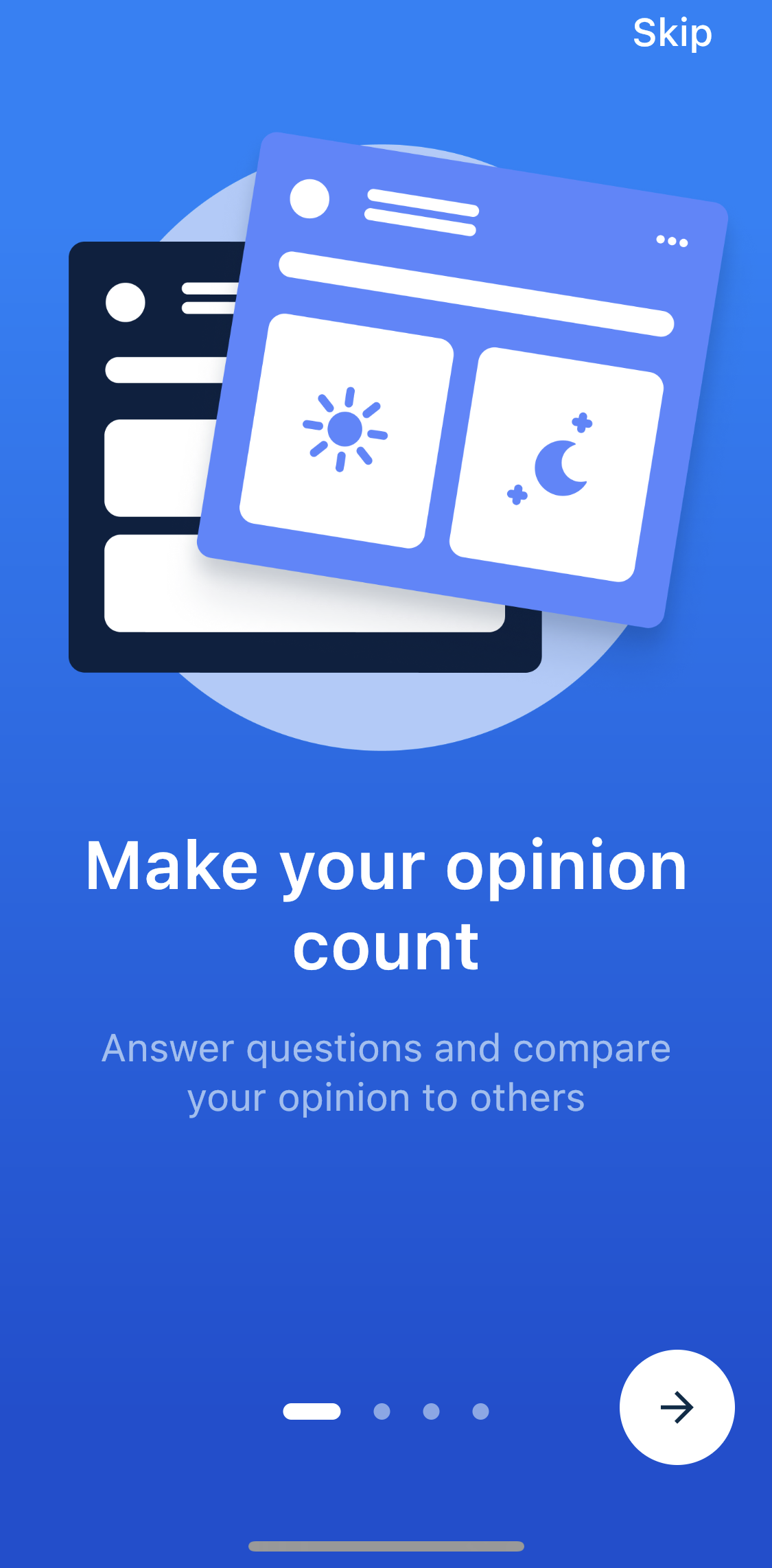 Appinio Screen screen in the General Browsing flow
