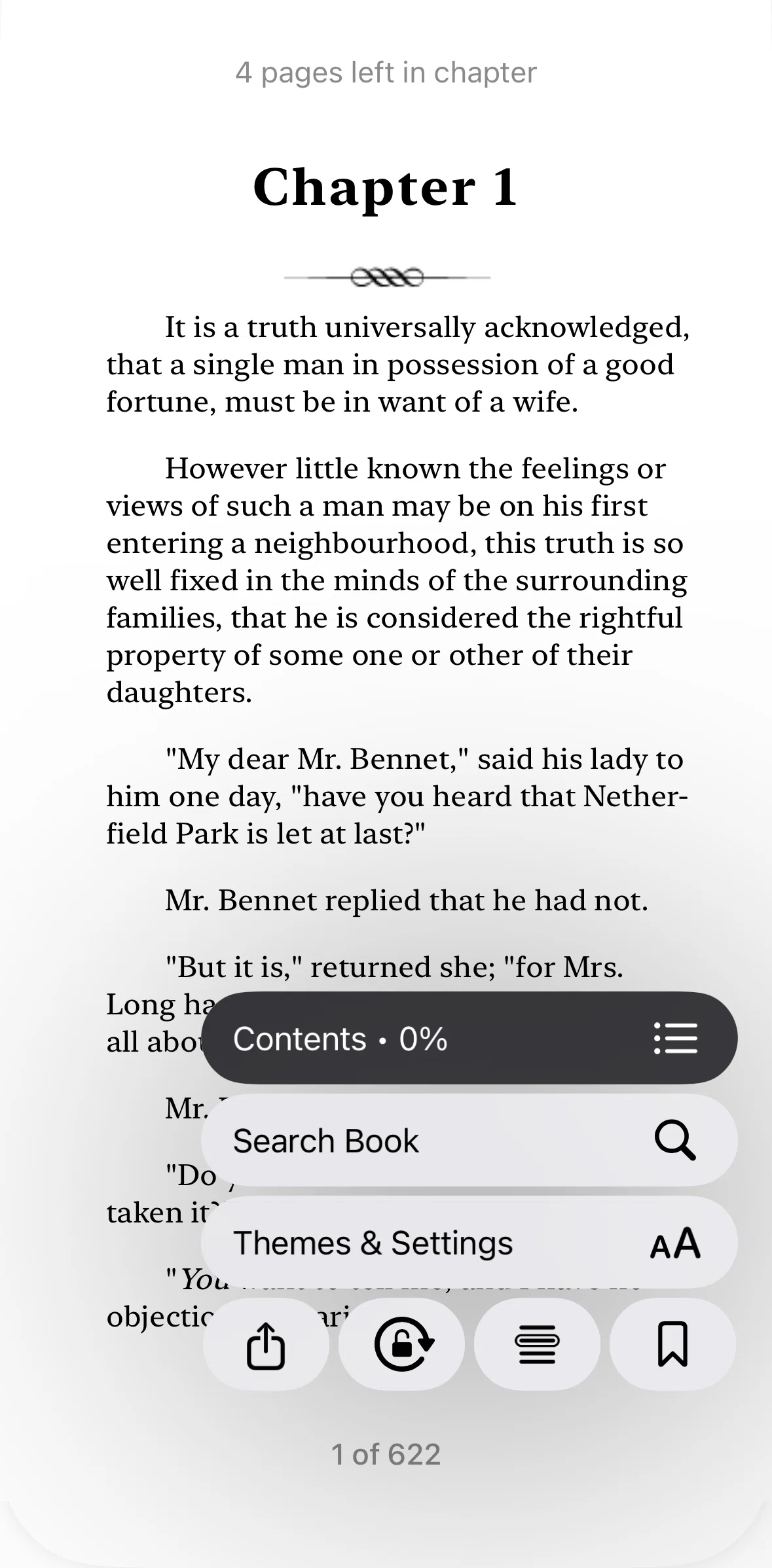 Apple Books Screen screen in the Searching a book flow