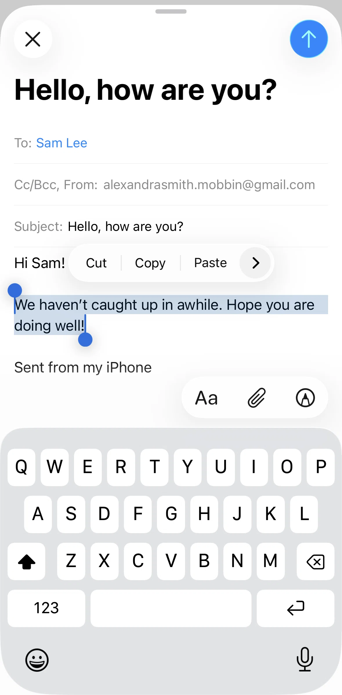 Apple Mail Screen screen in the Adding a file attachment flow