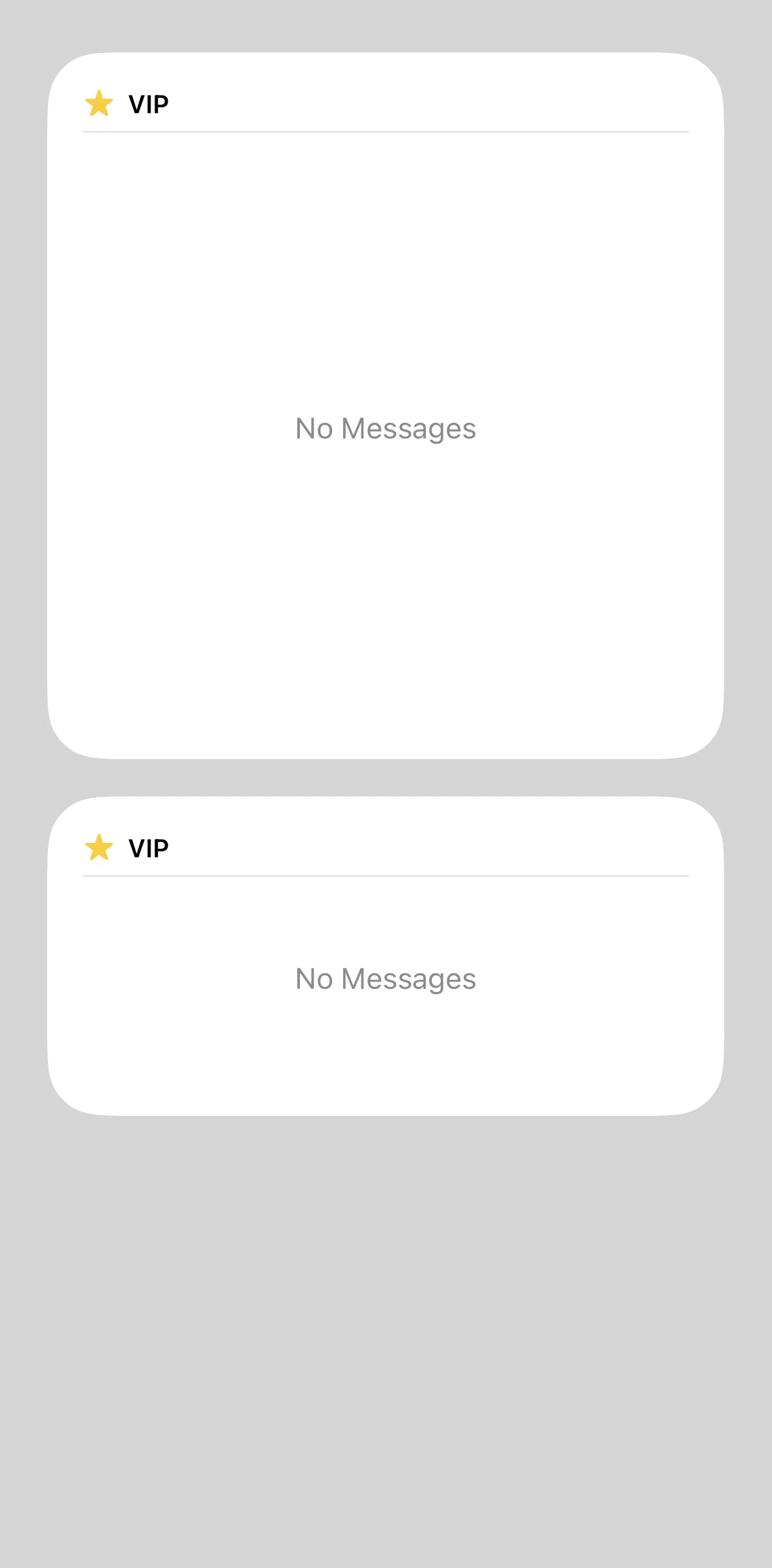 Apple Mail Screen screen in the Widgets flow