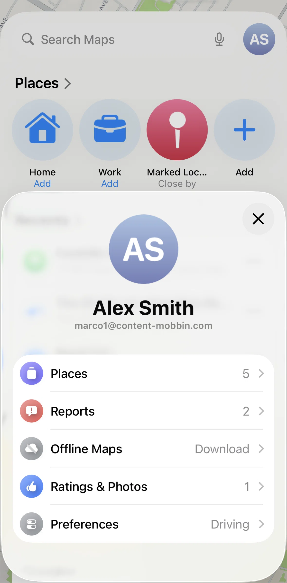Apple Maps Screen screen in the Offline maps flow
