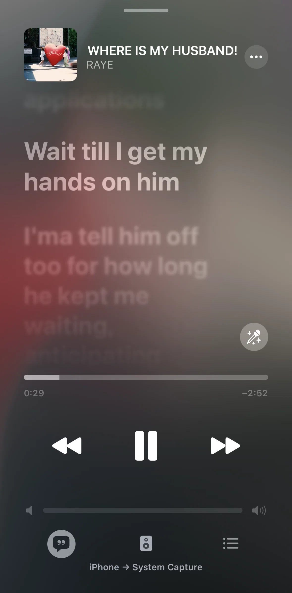 Apple Music Screen screen in the Artist profile flow