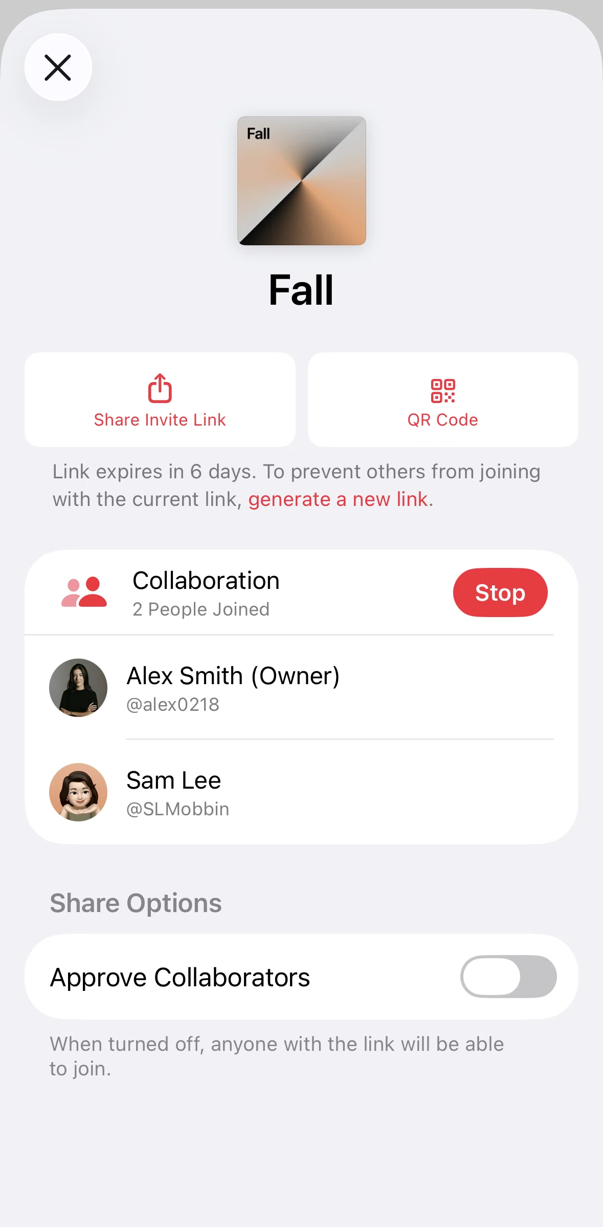 Apple Music Screen screen in the Playlist QR code flow