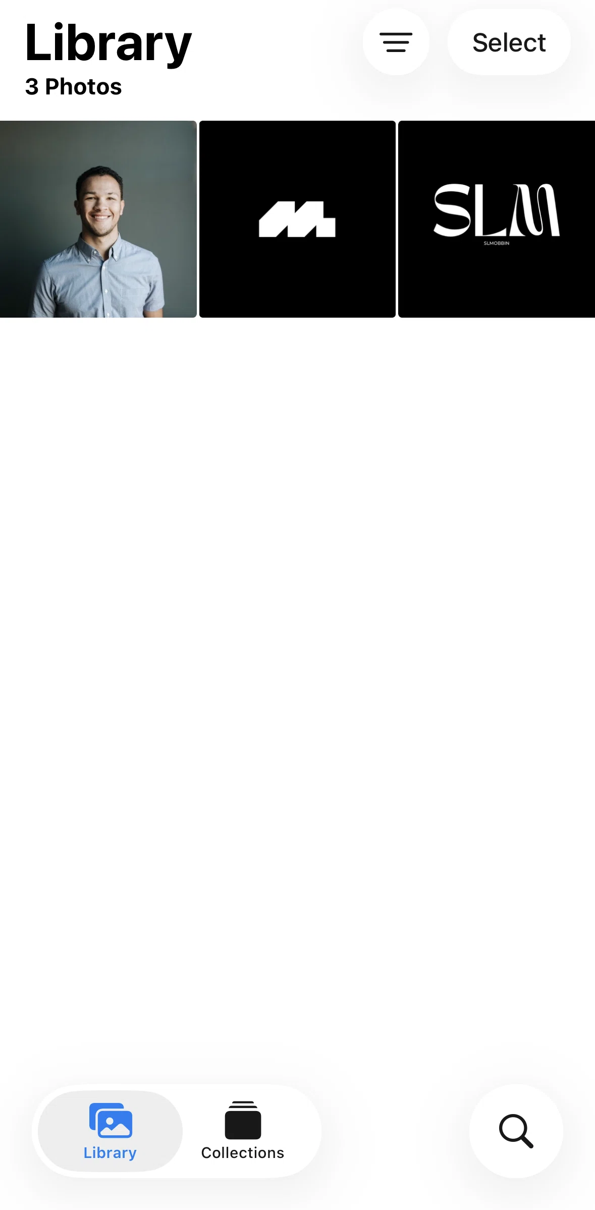 Apple Photos Screen screen in the Filtering photos flow