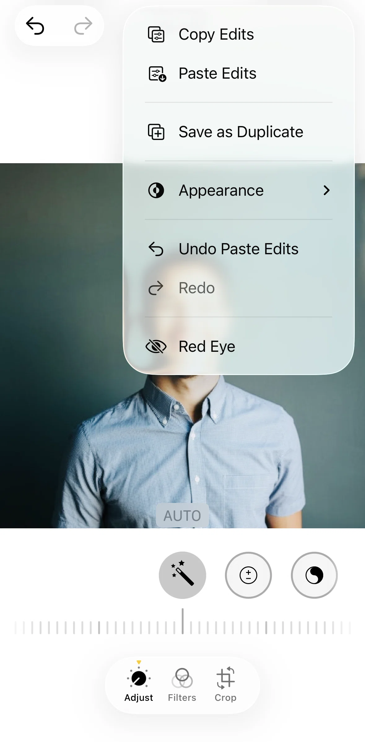 Apple Photos Screen screen in the Switching to dark mode flow