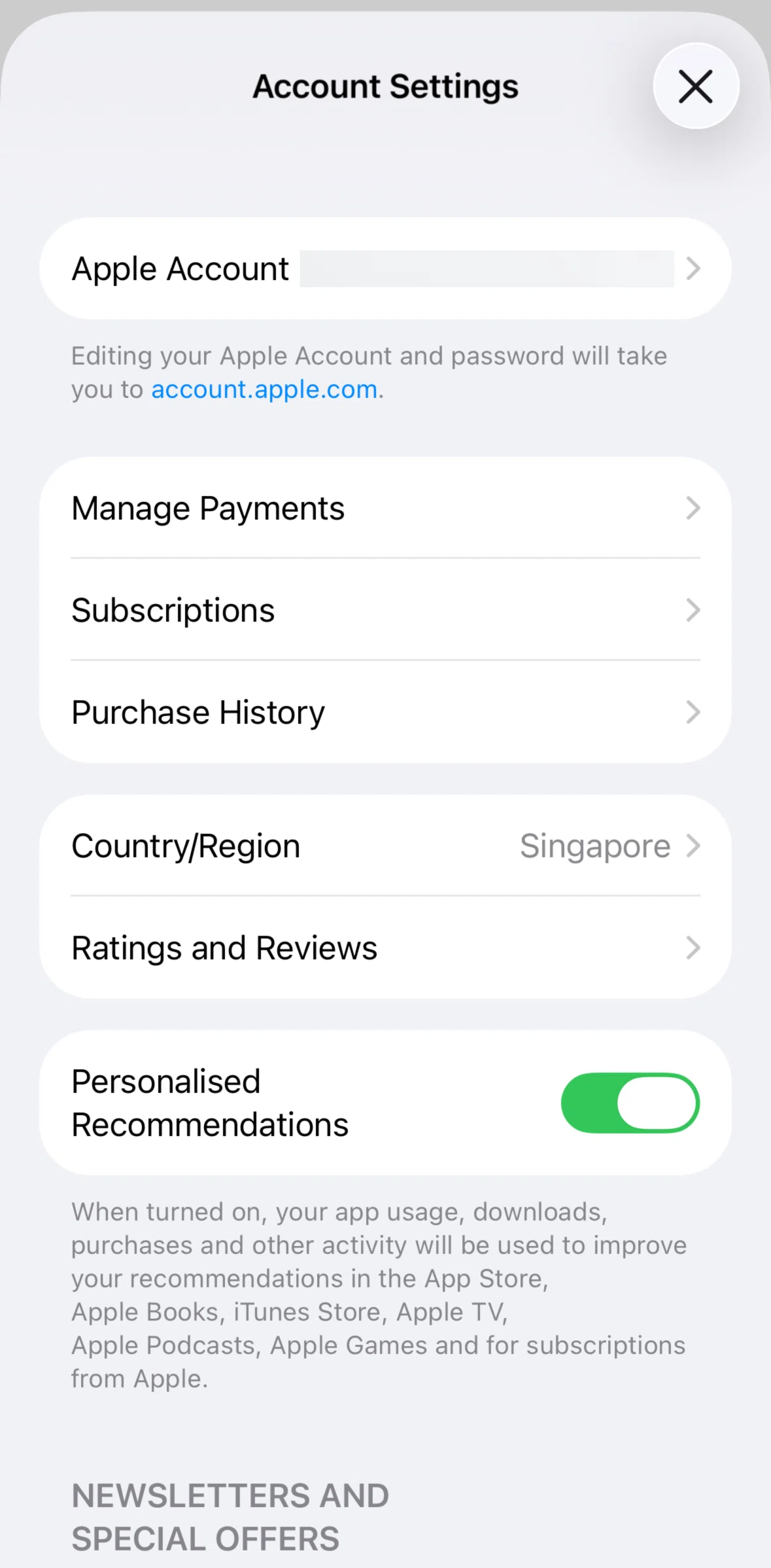 Apple Podcasts Screen screen in the Removing rating & reviews flow