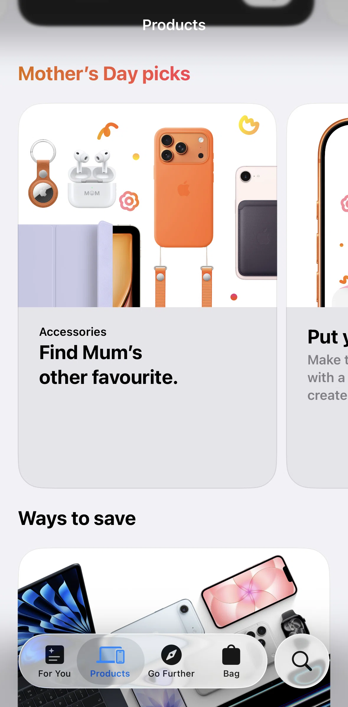 Apple Store Screen screen in the Collection detail flow