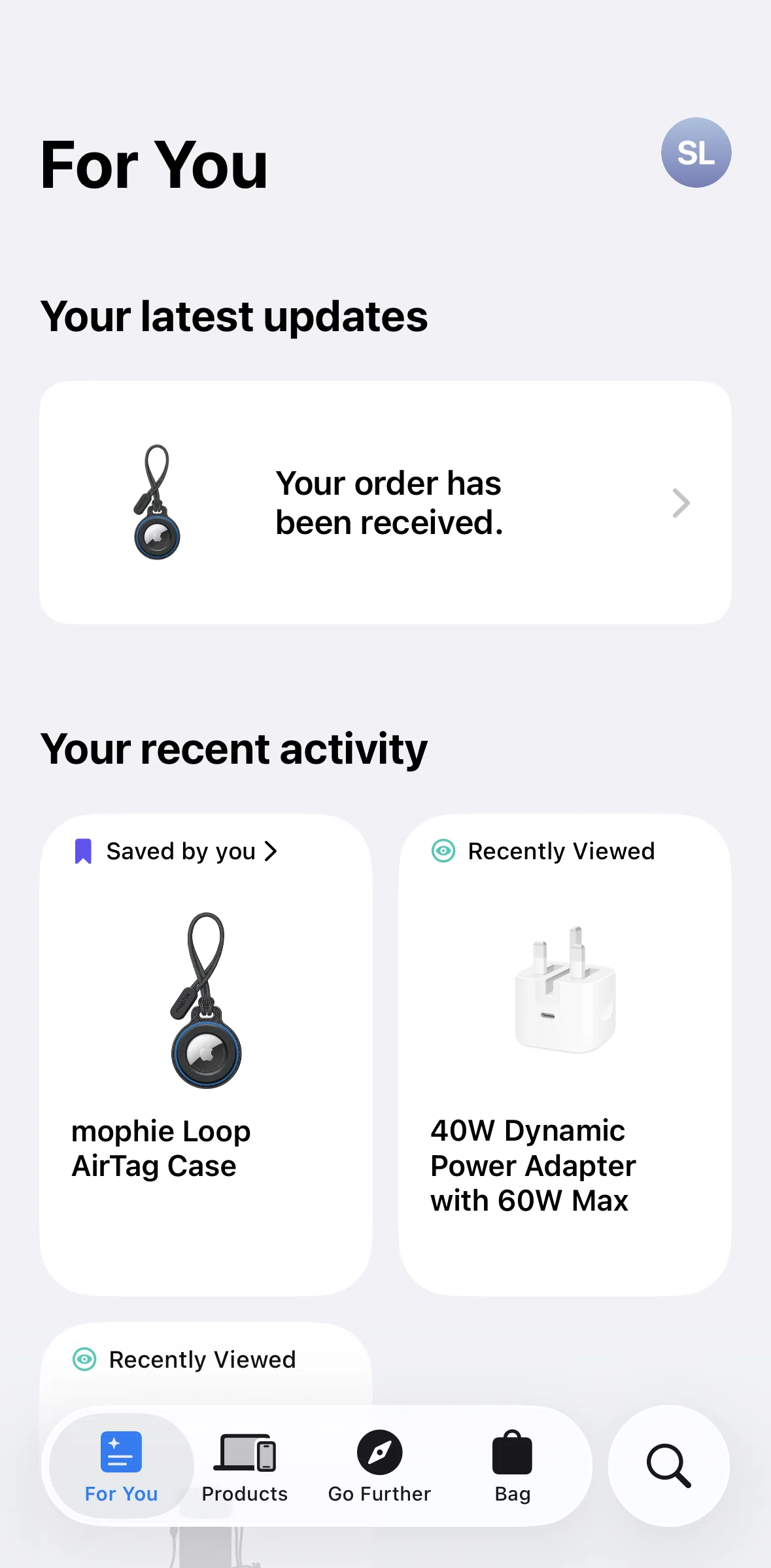 Apple Store Screen screen in the Order detail flow
