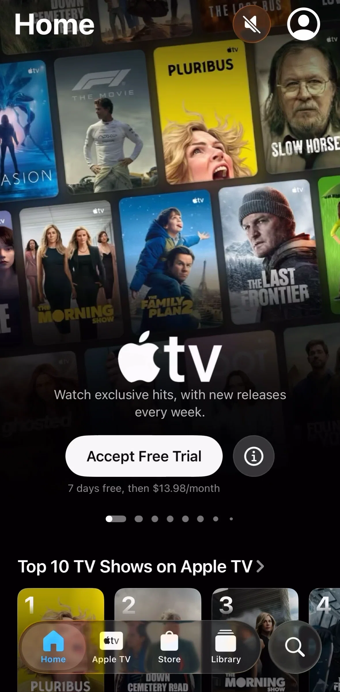 Apple Tv Screen screen in the Logging in flow
