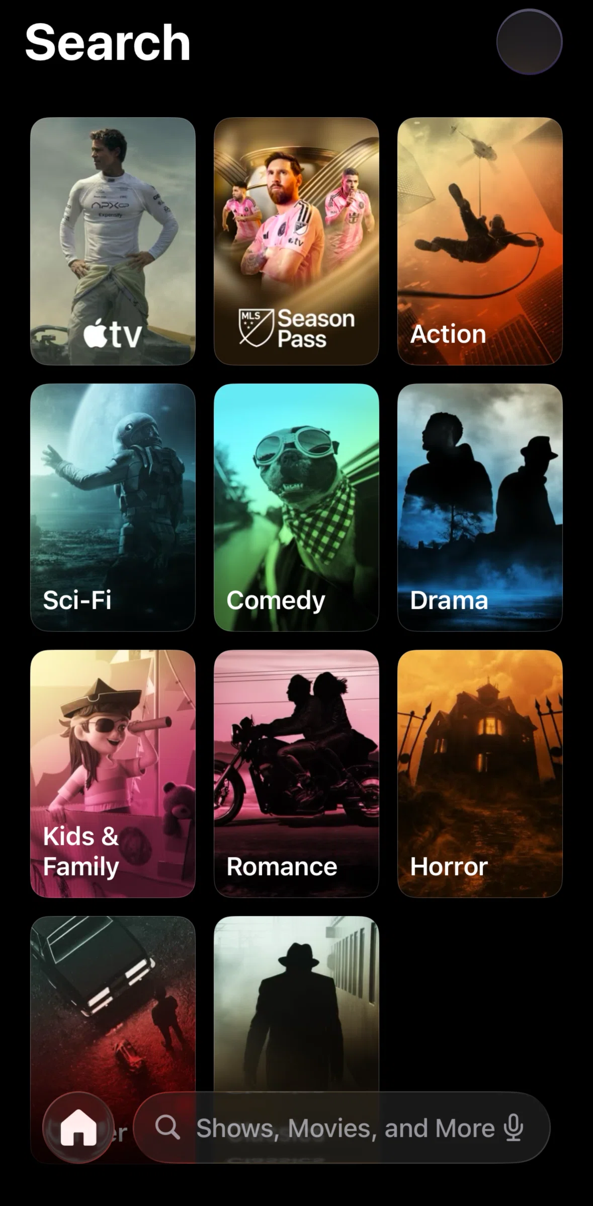 Apple Tv Screen screen in the Searching Apple TV flow