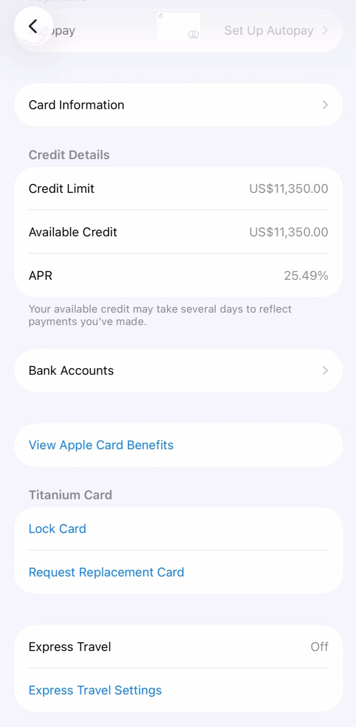 Apple Wallet Screen screen in the Add a bank account flow