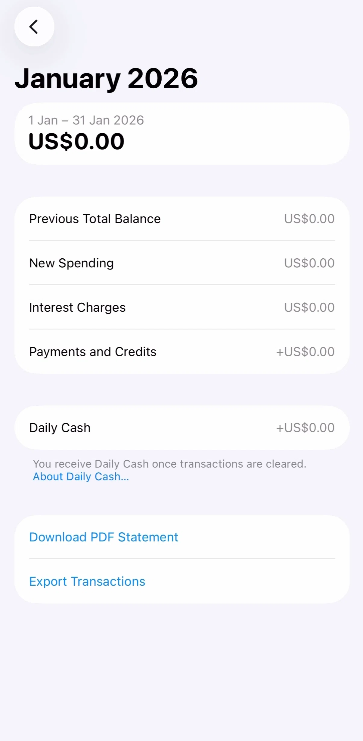 Apple Wallet Screen screen in the Exporting transactions flow