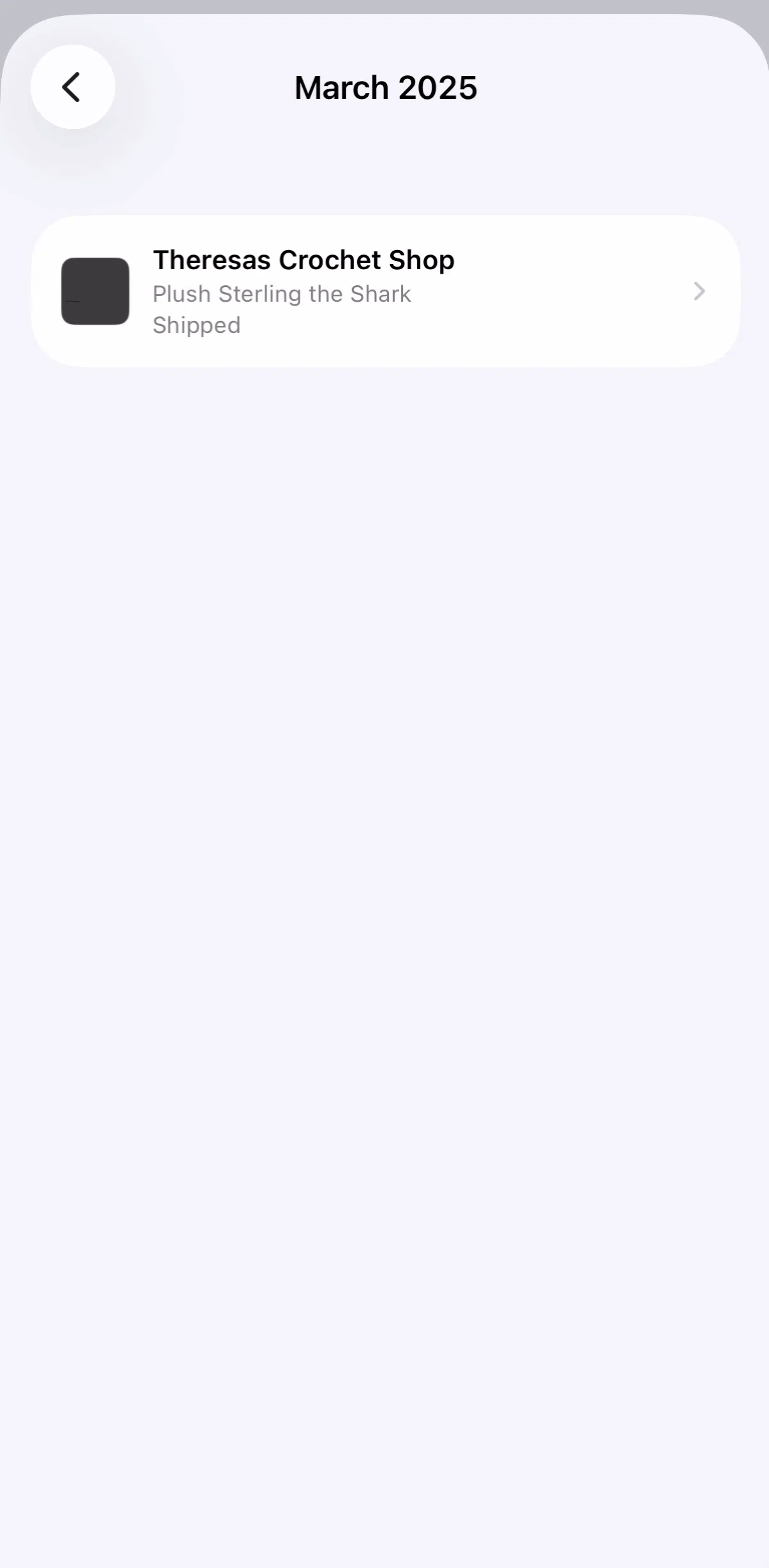 Apple Wallet Screen screen in the Order detail flow