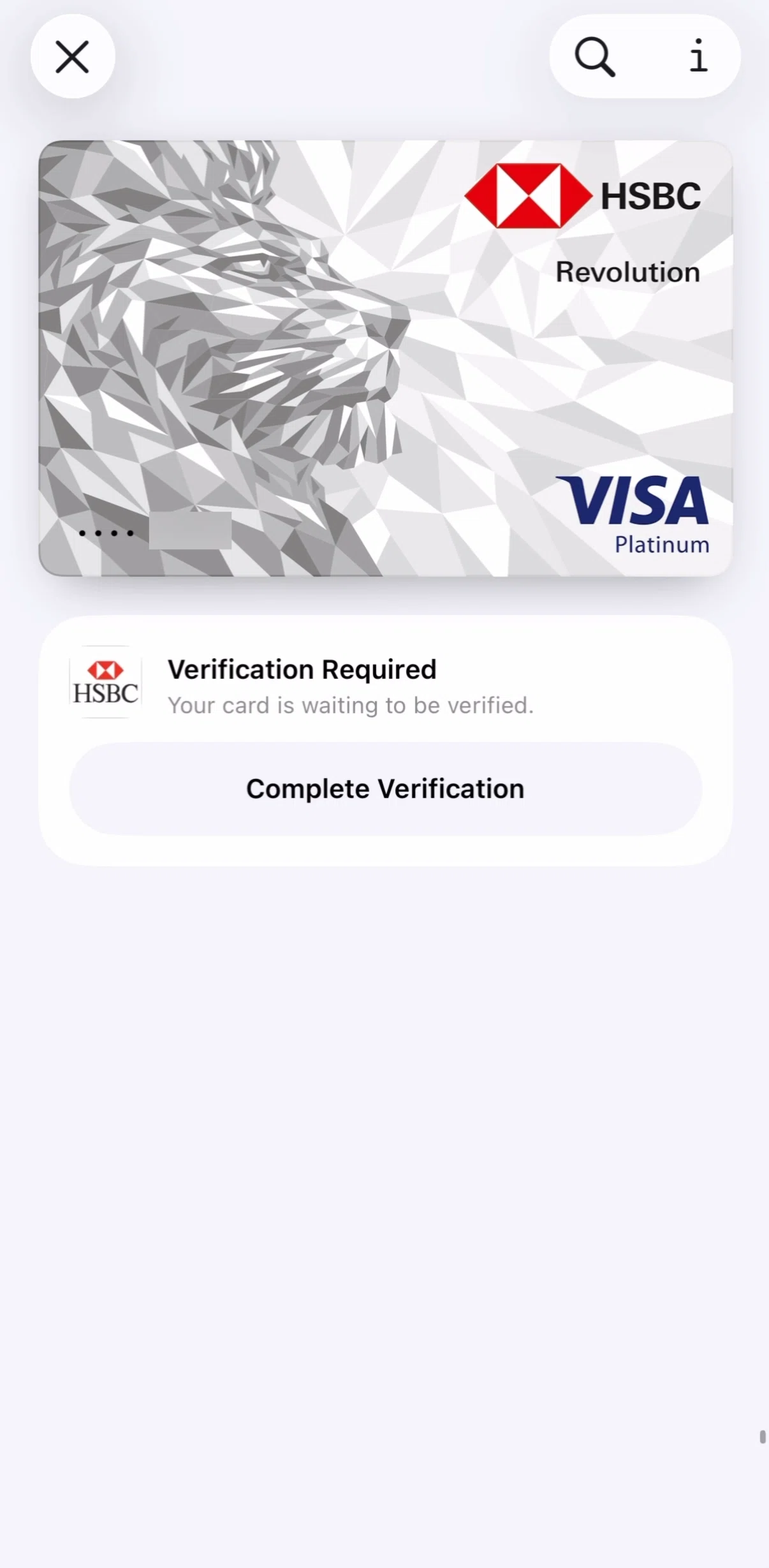 Apple Wallet Screen screen in the Removing a card flow
