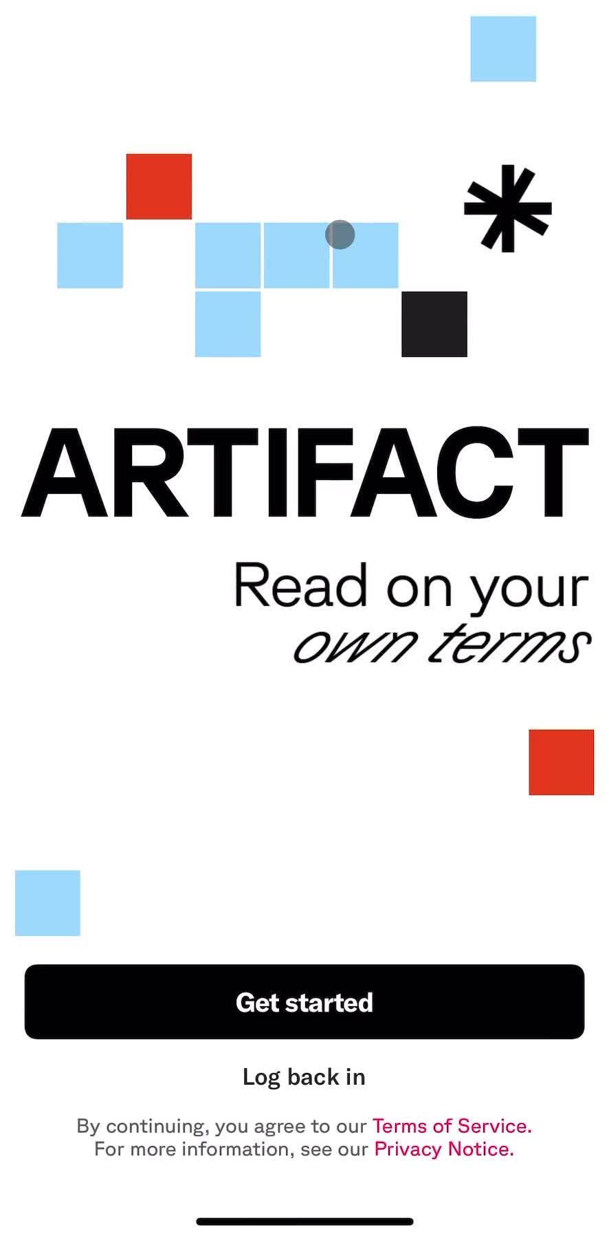 Artifact Onboarding preview