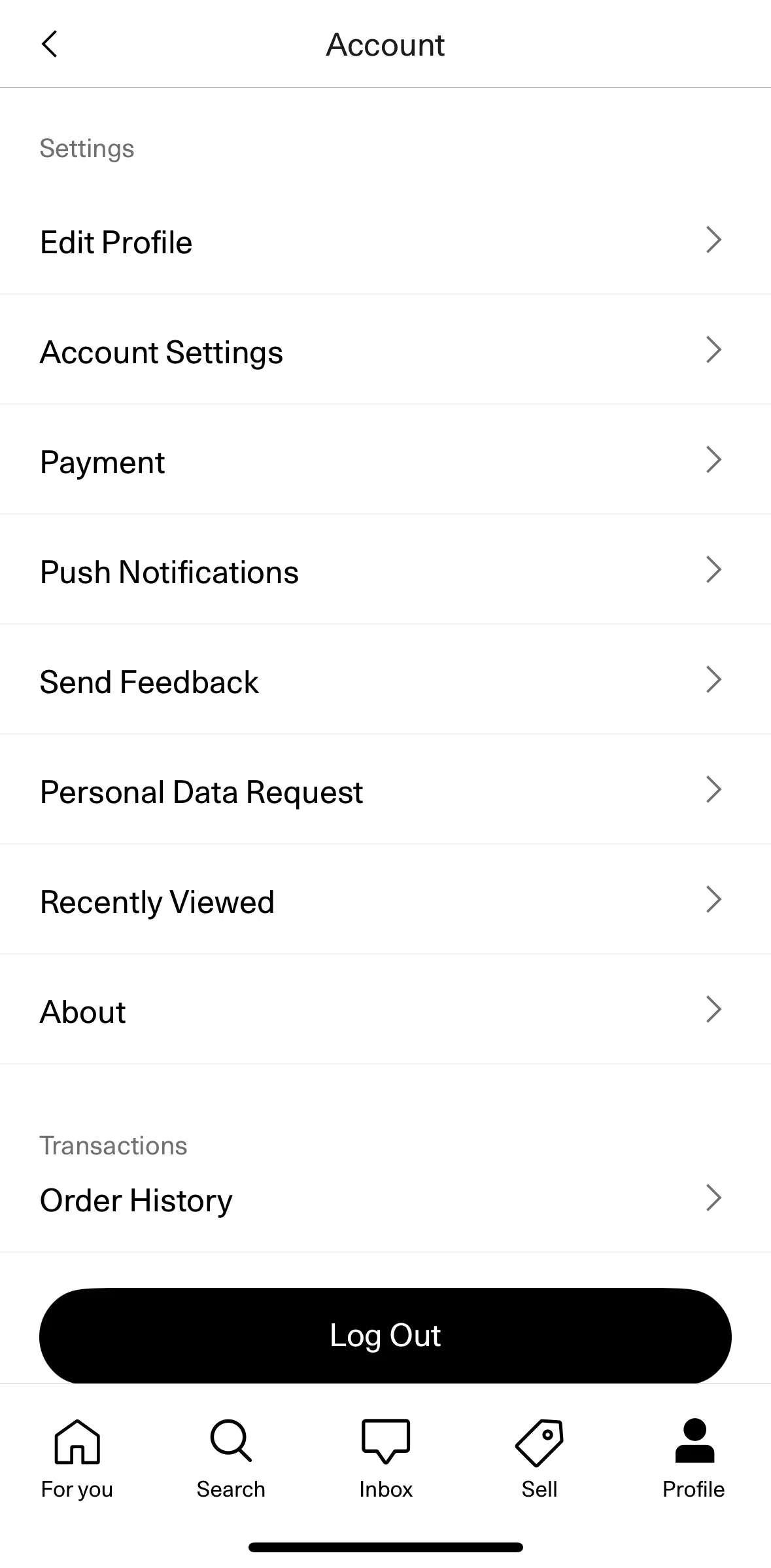Artsy Screen screen in the Customizing notifications settings flow