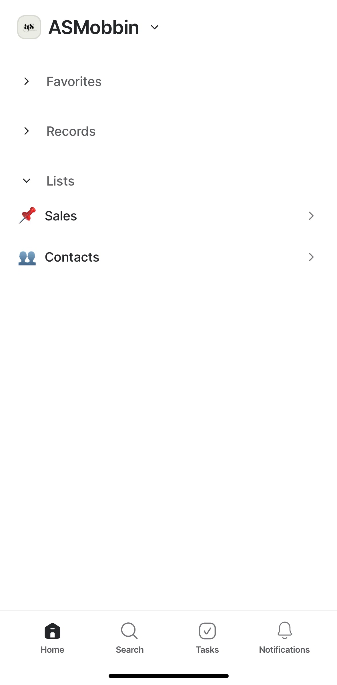 Attio Screen screen in the Contacts flow