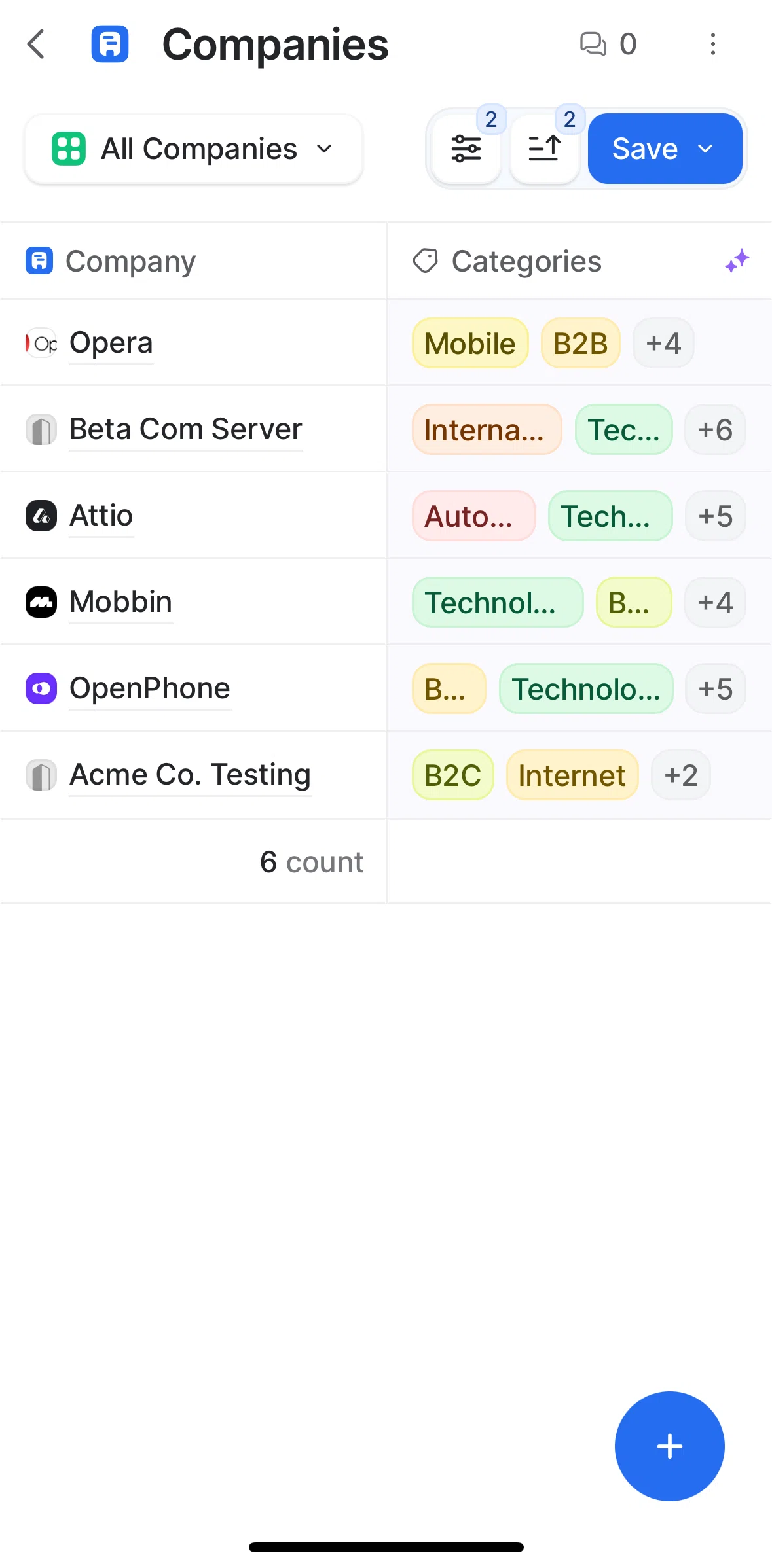 Attio Screen screen in the Discard changes flow