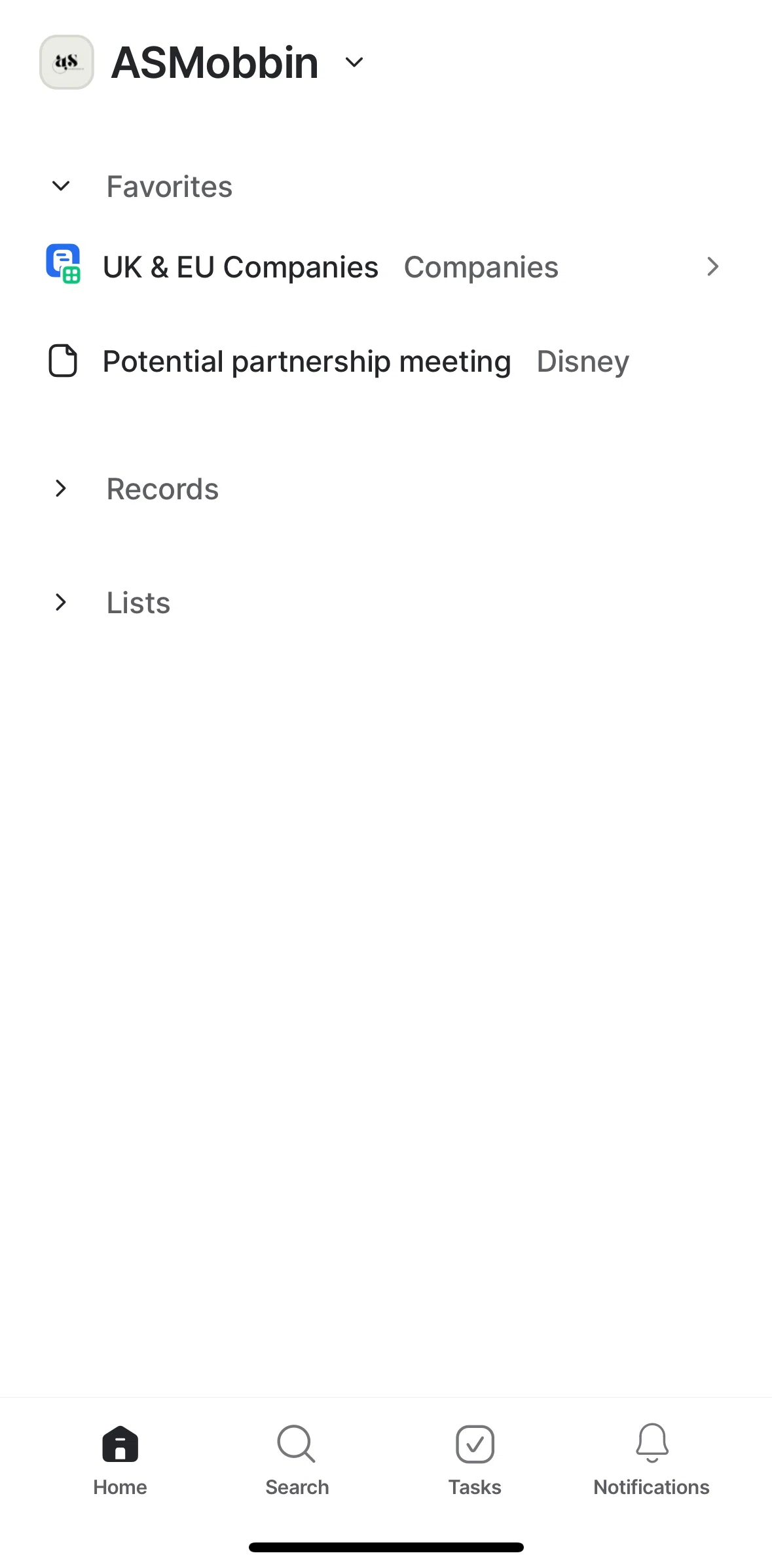 Attio Screen screen in the Document flow