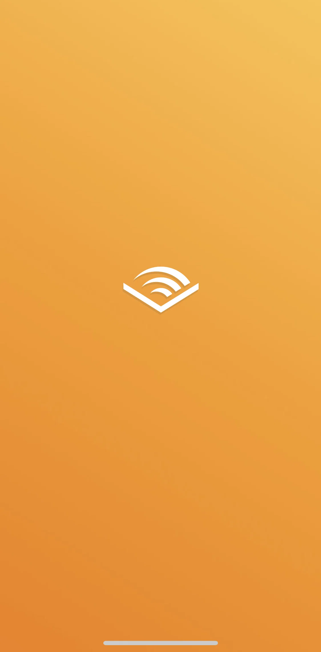 Audible Screen screen in the Onboarding flow