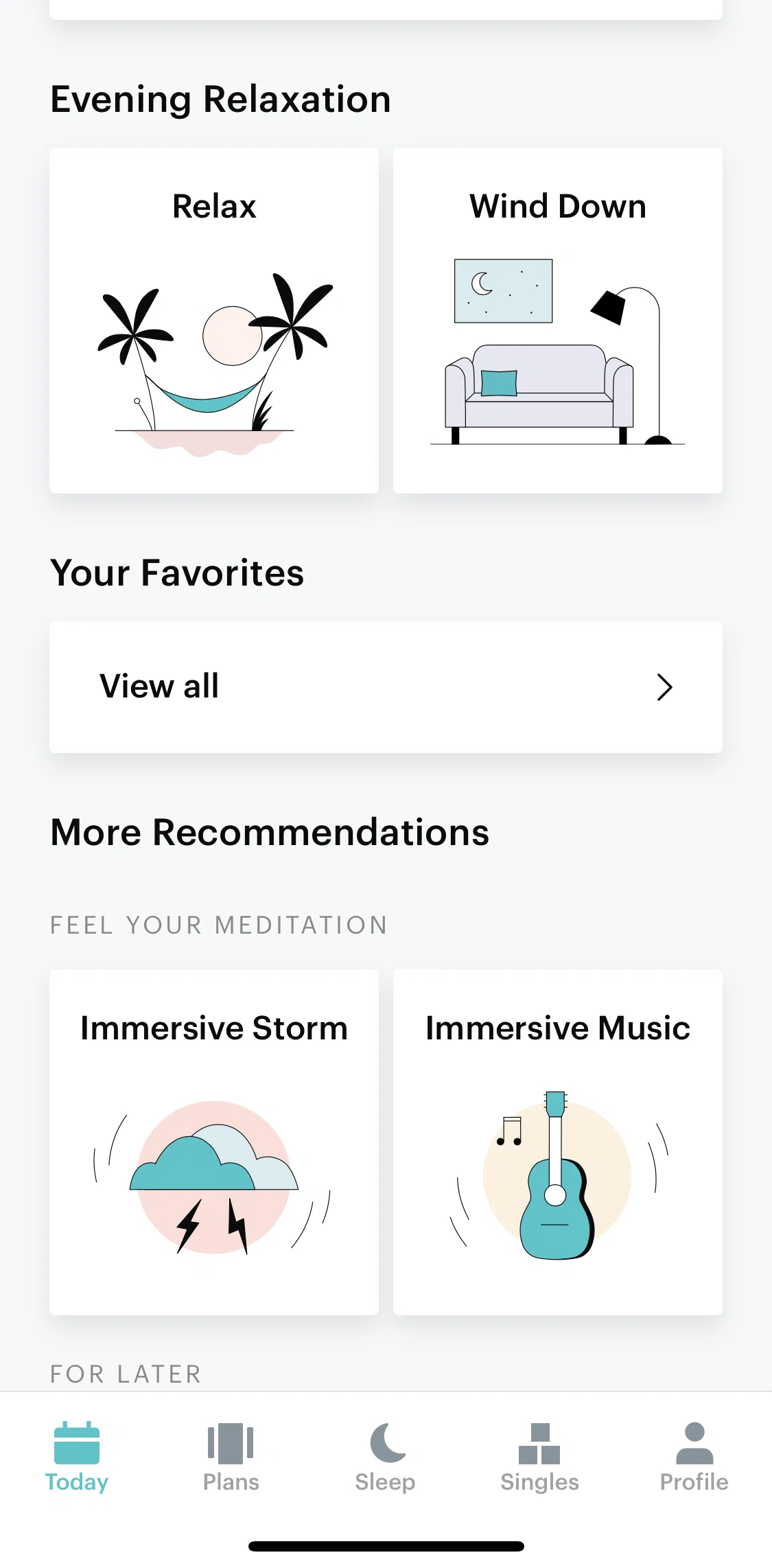 Balance Screen screen in the Favorites flow