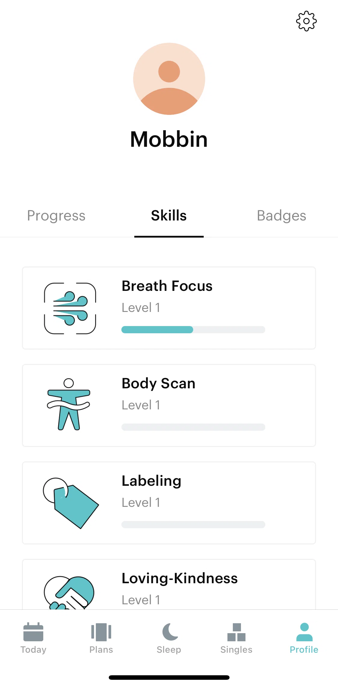 Balance Screen screen in the Skills flow