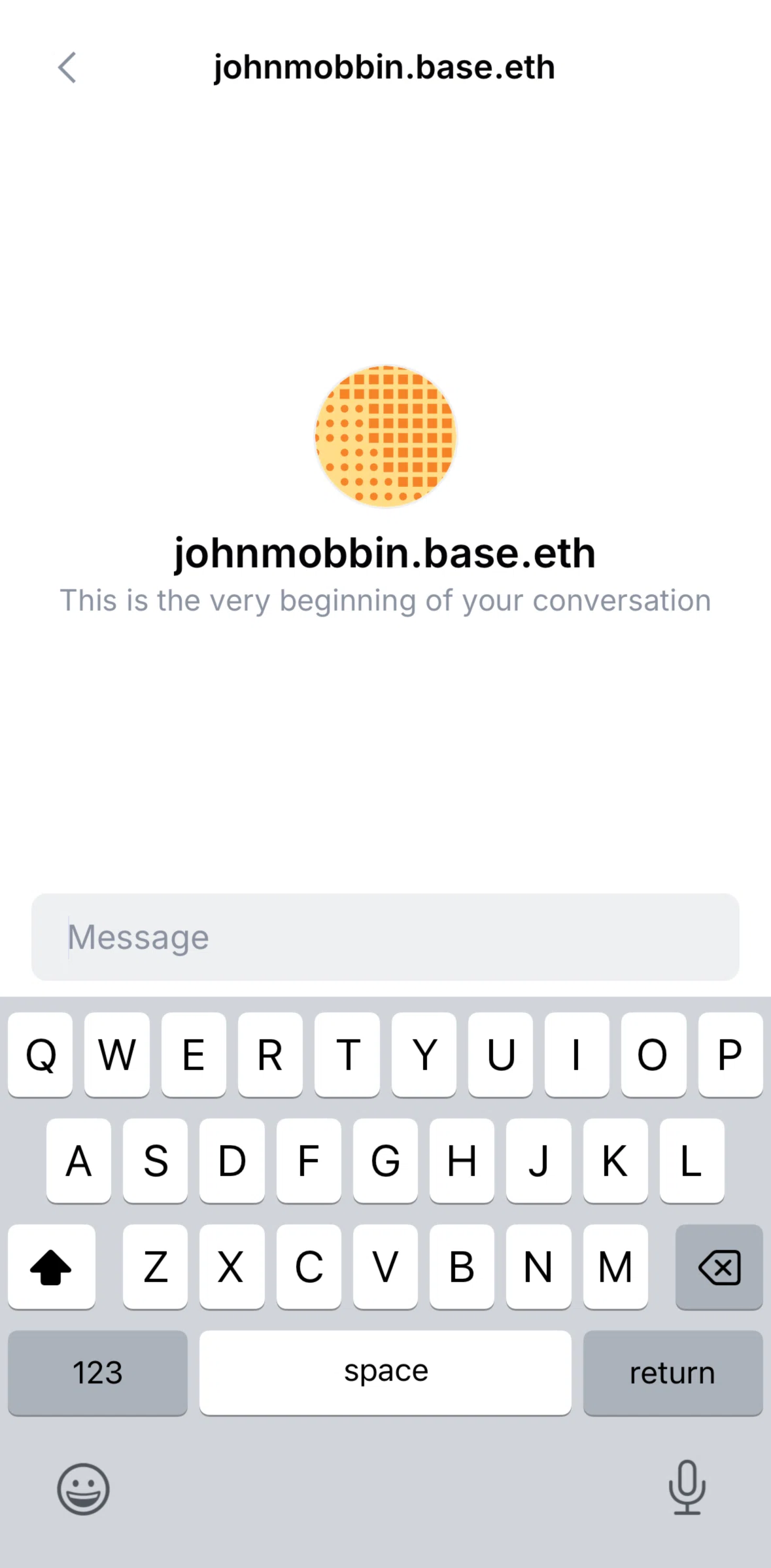Base Screen screen in the Chatting with a user flow