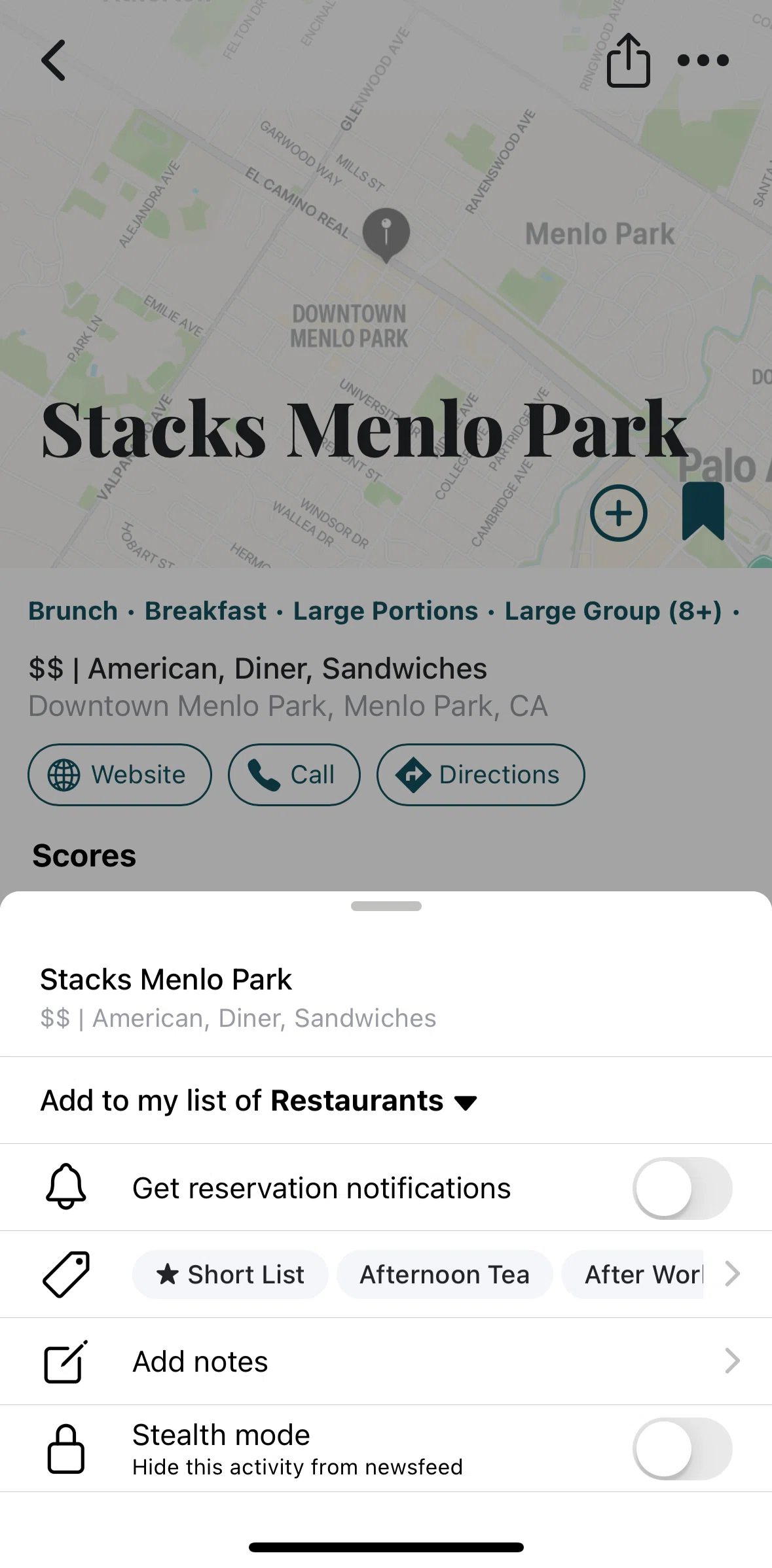 Beli Screen screen in the Adding labels (bookmark) flow